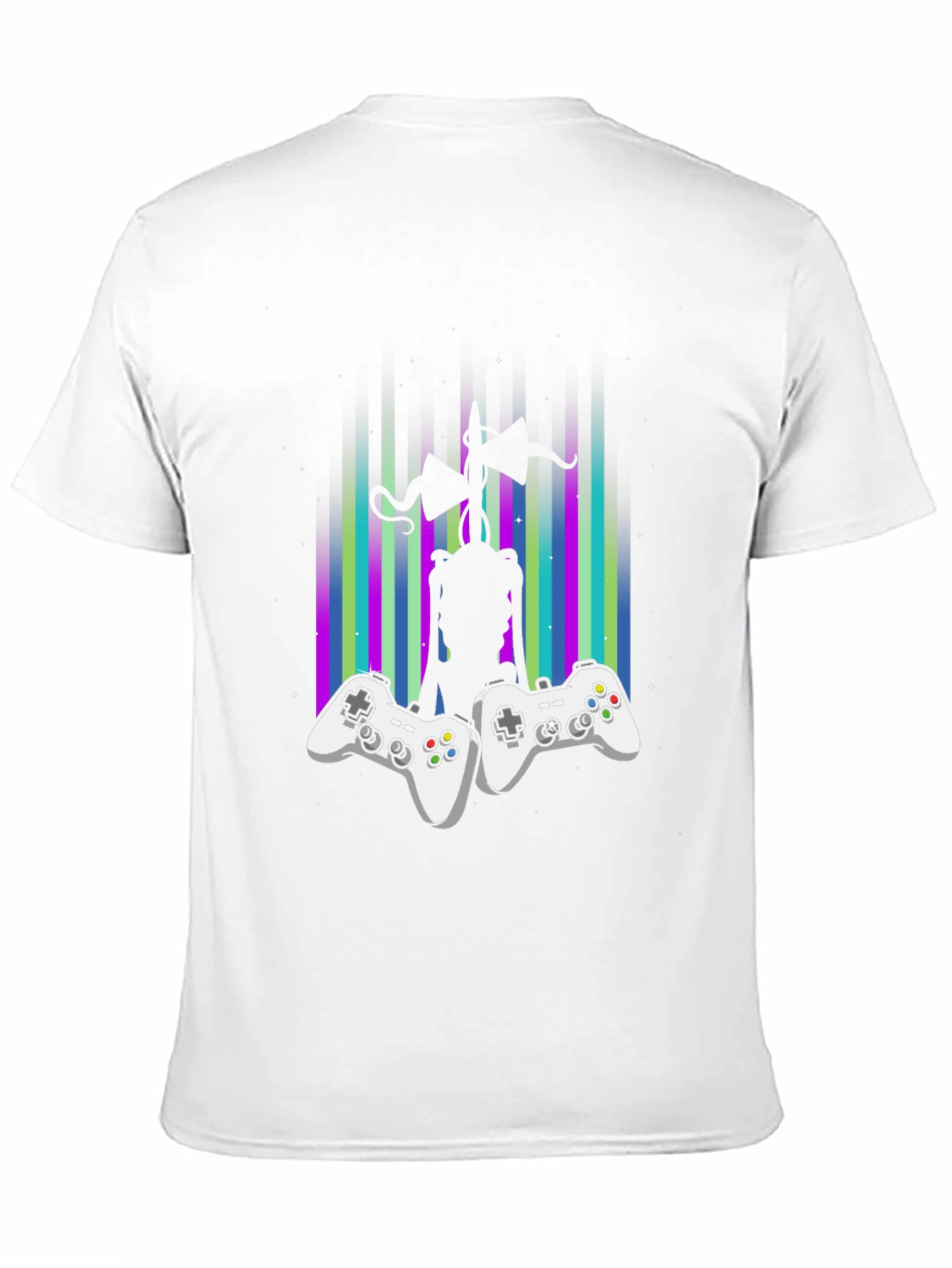 Gamer Siren Head T-Shirt - Black Graphic Tee