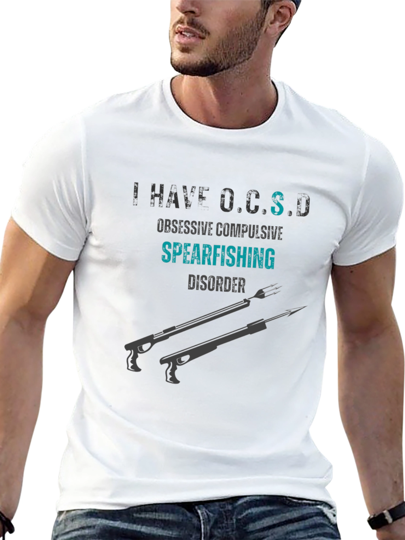 Spearfishing Obsessive Compulsive Disorder T-Shirt