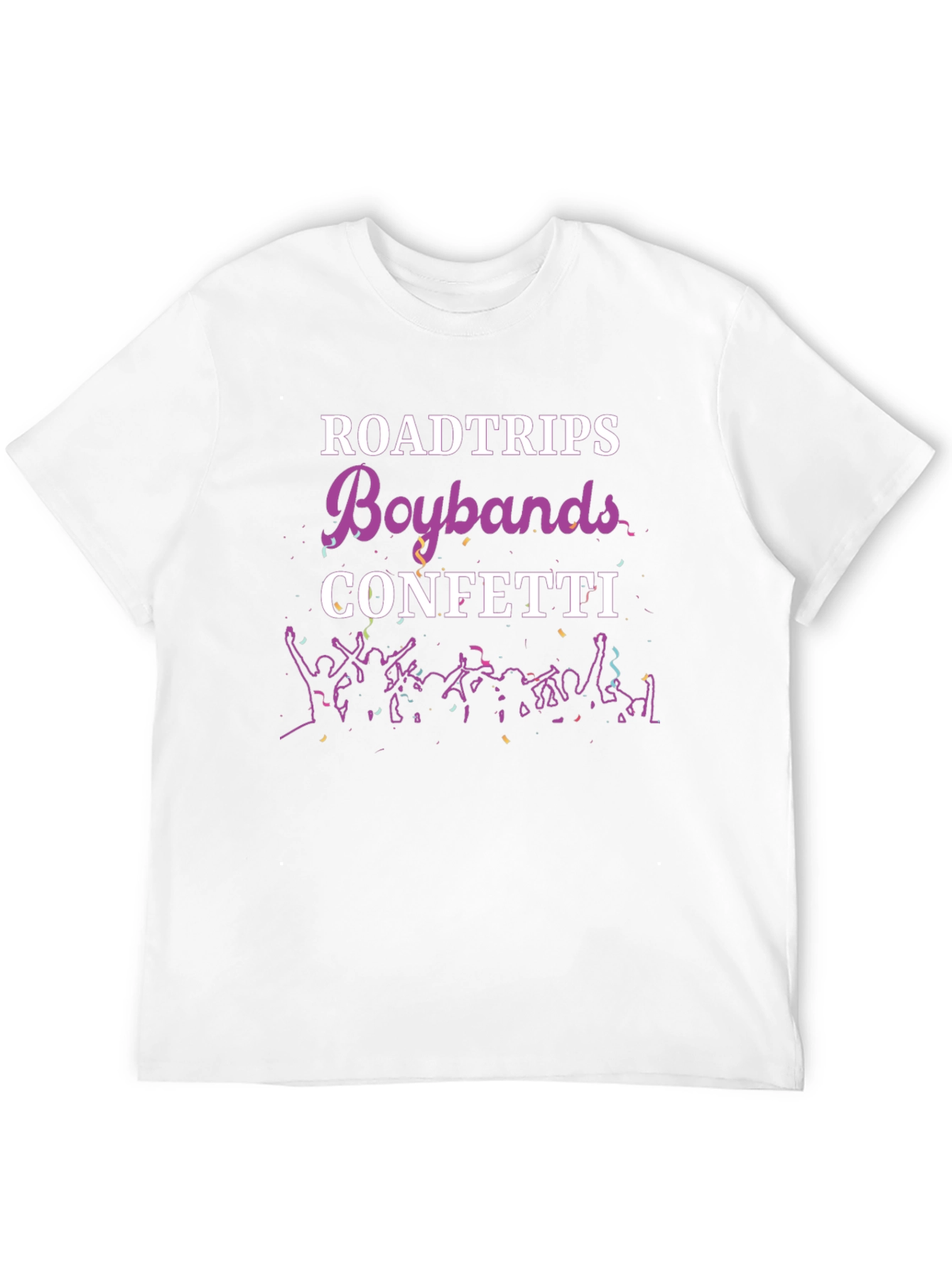Roadtrips Boybands & Confetti Graphic Tee