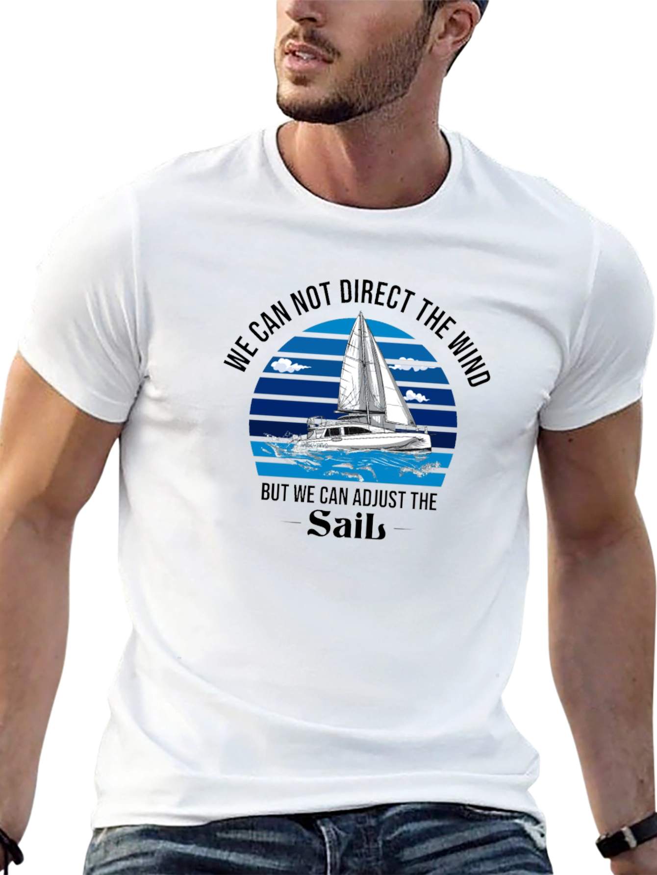 Sailboat Graphic T-Shirt: Adjust the Sails