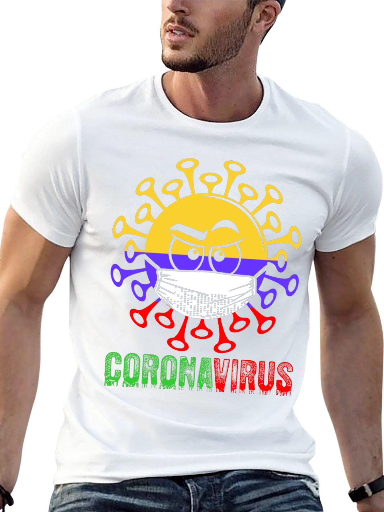 Coronavirus Graphic T-Shirt - Novelty Design