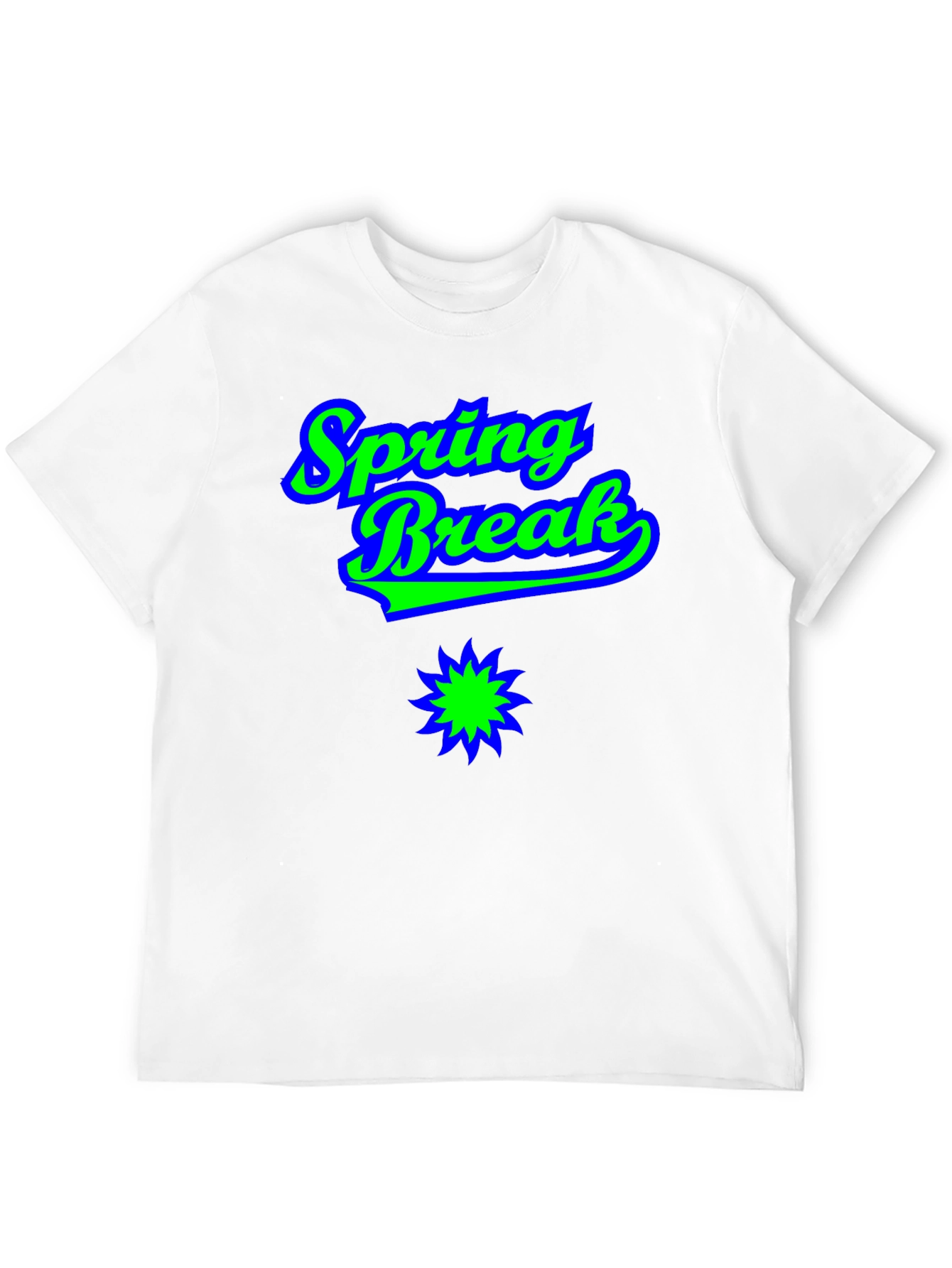Spring Break T-Shirt Black Graphic Tee