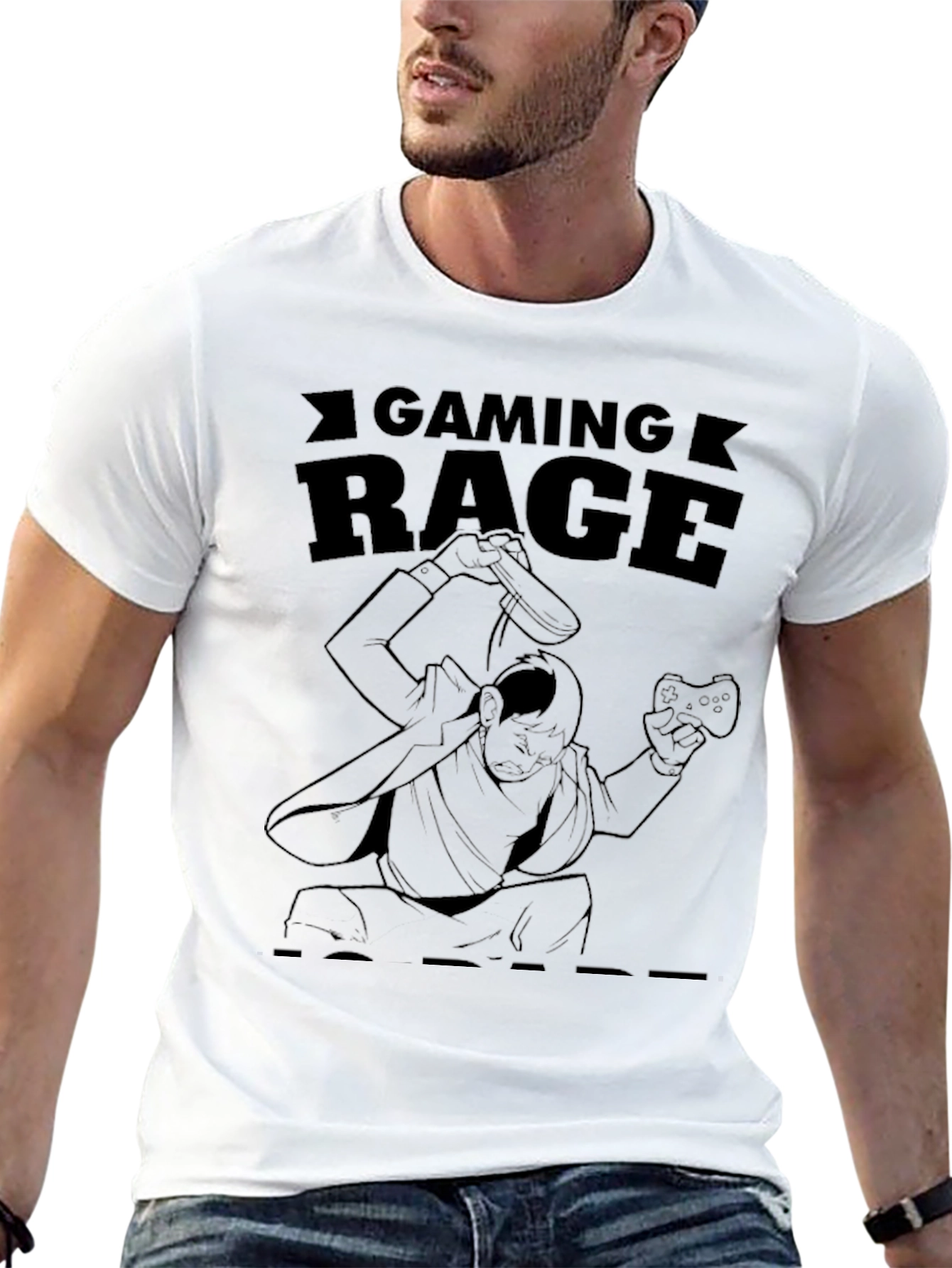 Gaming Rage T-Shirt - Funny Gamer Design