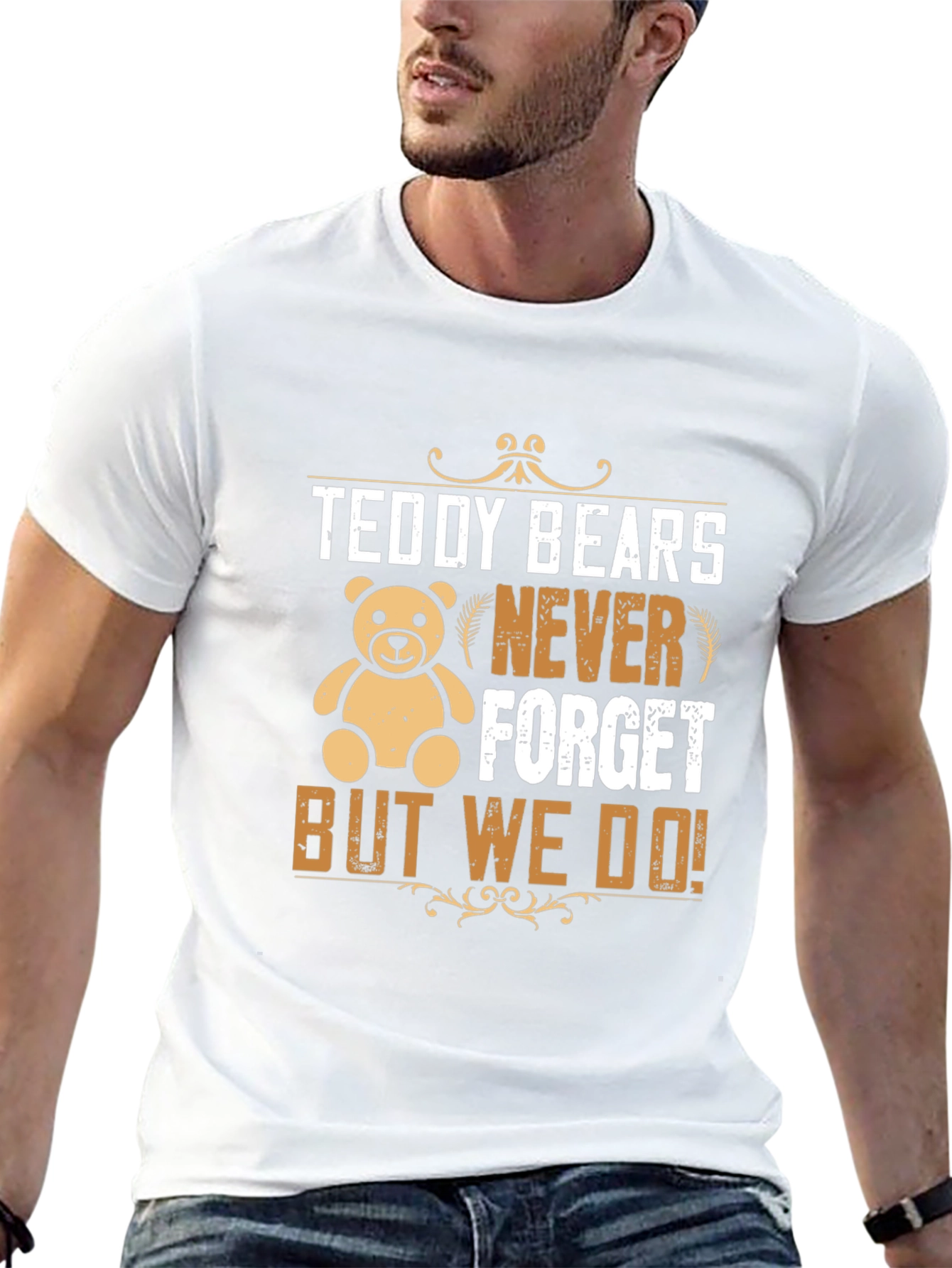 Teddy Bears Never Forget Graphic T-Shirt