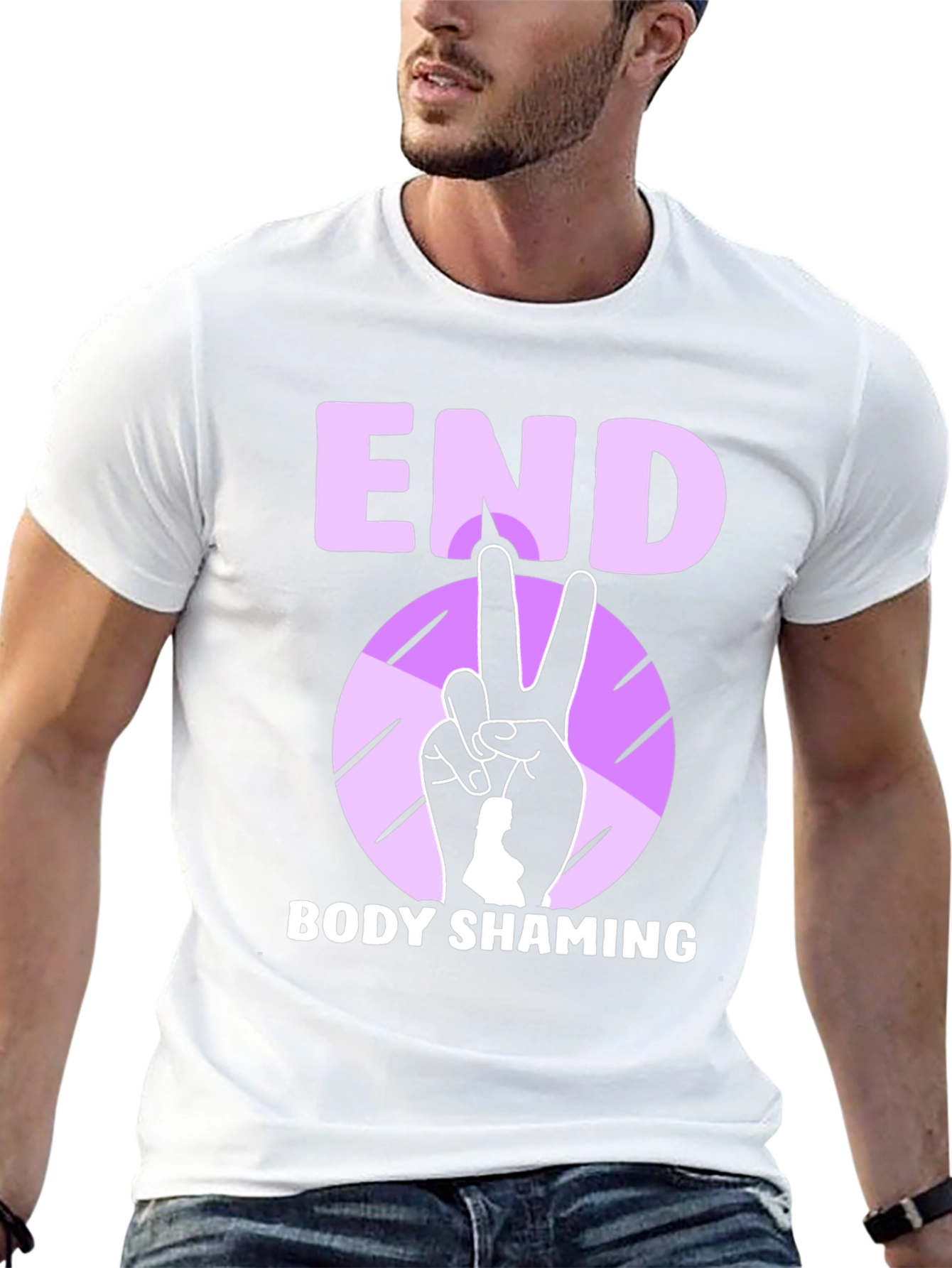 End Body Shaming Graphic T-Shirt