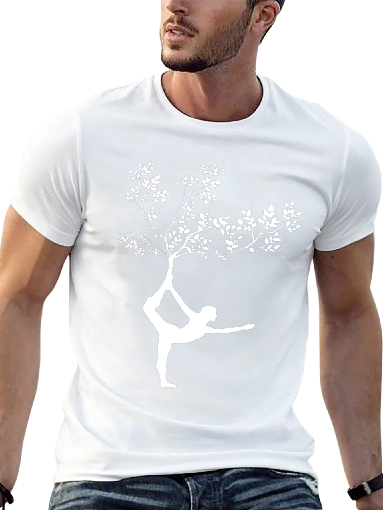 Yoga Tree Graphic Tee - Balance & Style