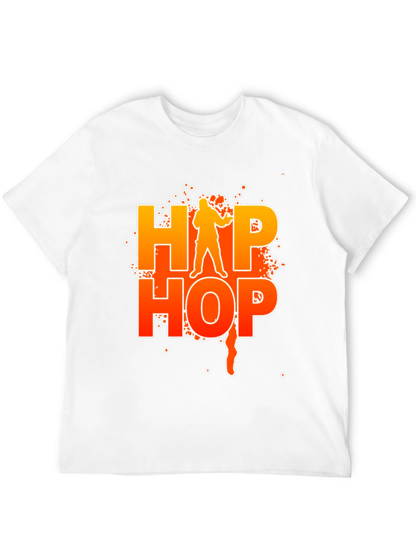 Hip Hop Graphic Black T-Shirt