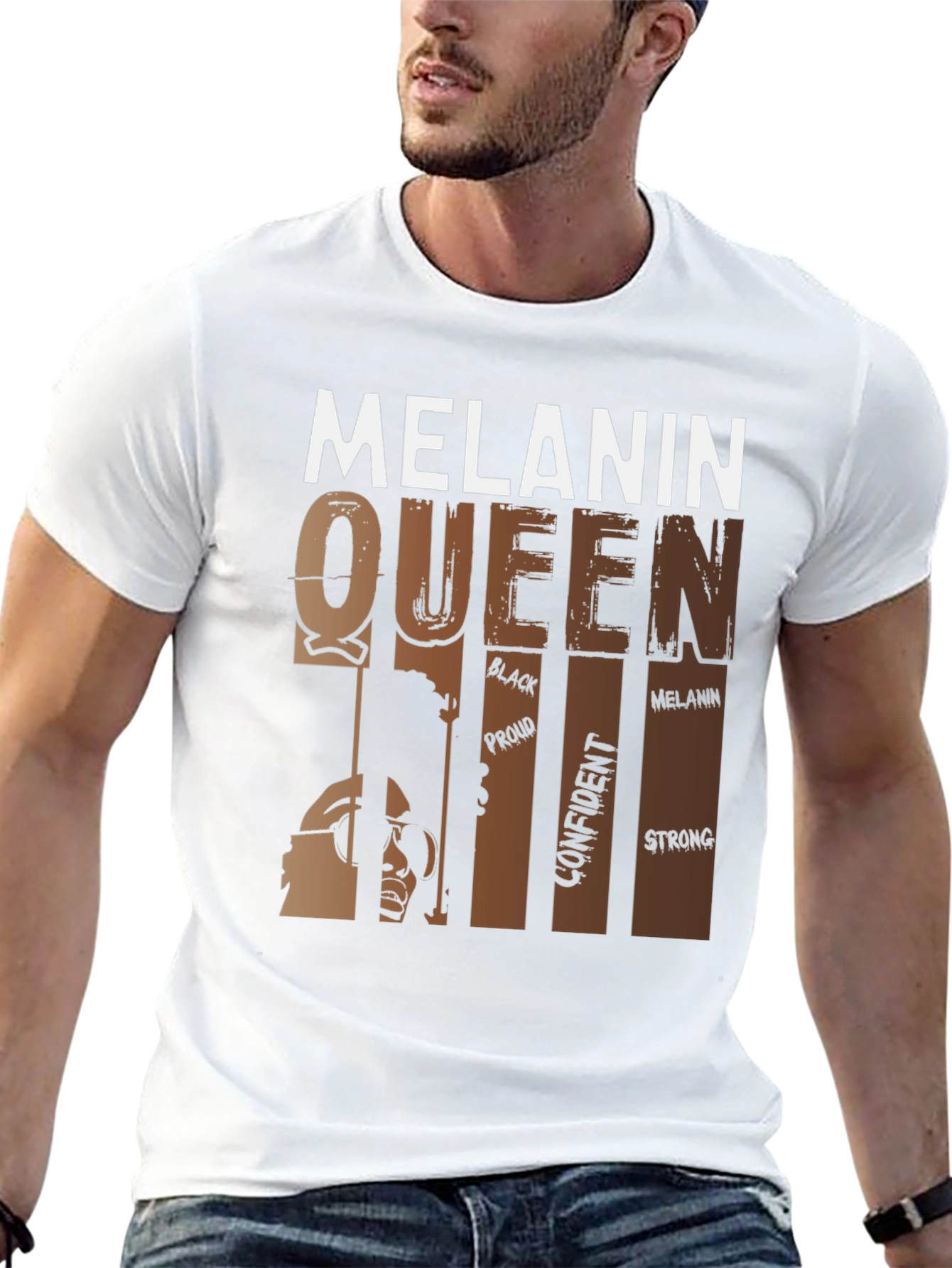 Melanin Queen Graphic Tee - Black Pride Shirt