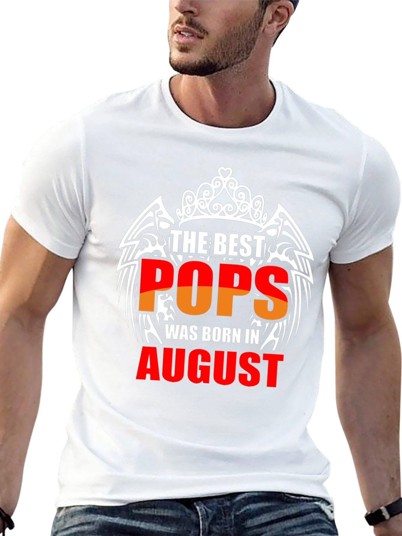 The Best Pops Born in August T-Shirt