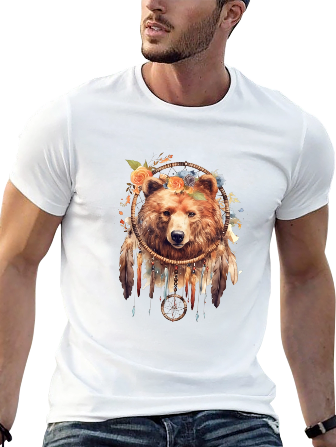 Bear Dreamcatcher Graphic Tee