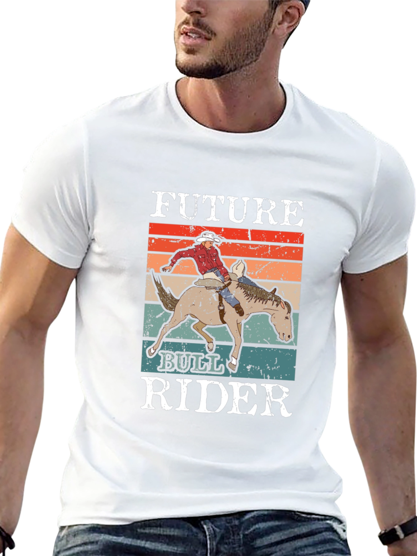 Future Bull Rider Graphic Tee - Western Style