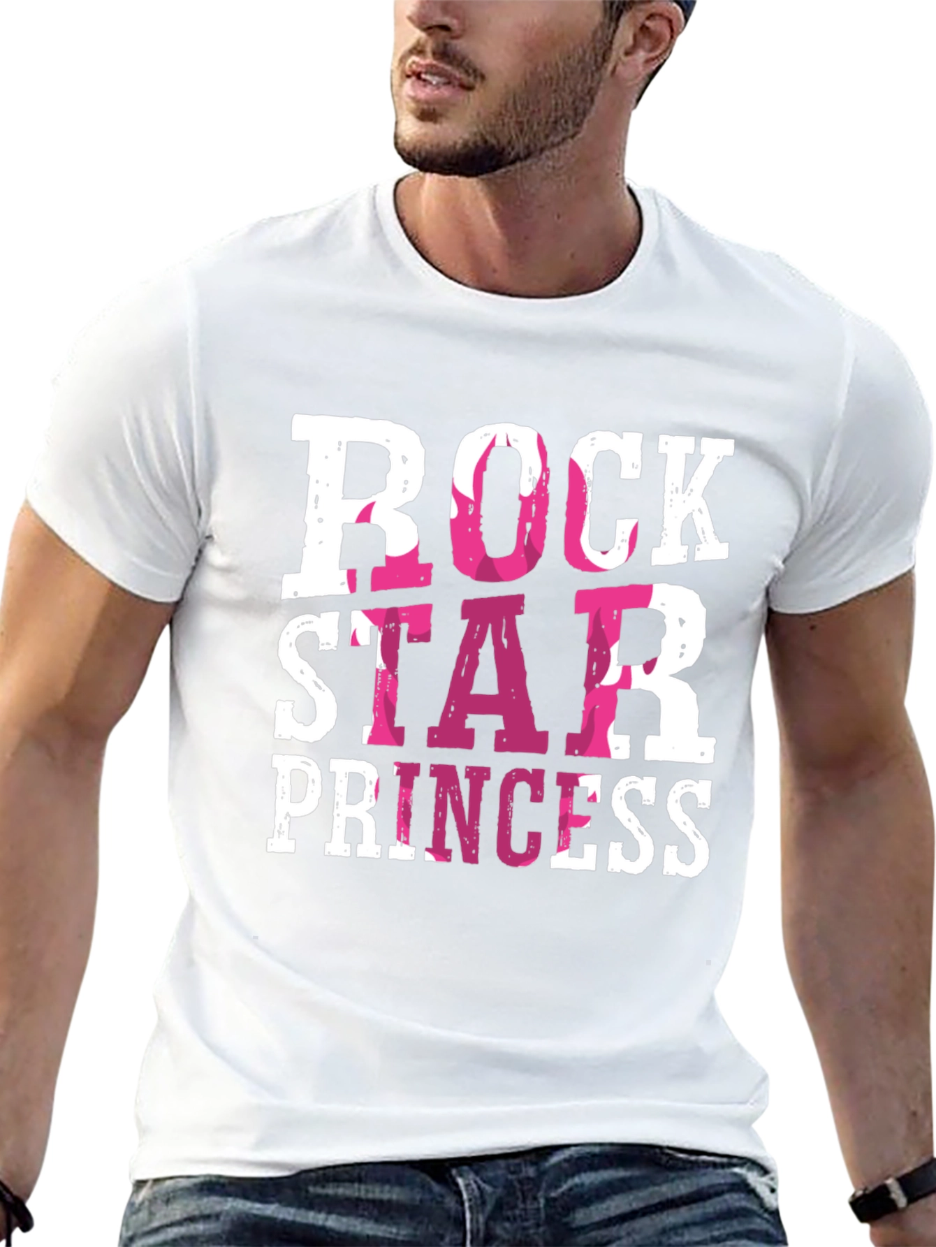 Rock Star Princess Graphic T-Shirt - Black