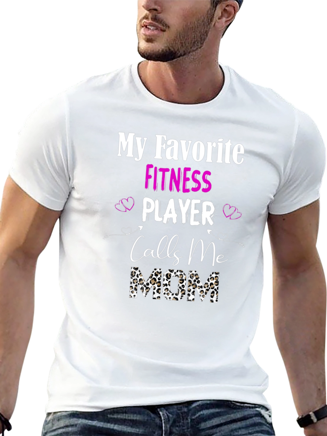 Fitness Player Mom T-Shirt - Black Graphic Tee