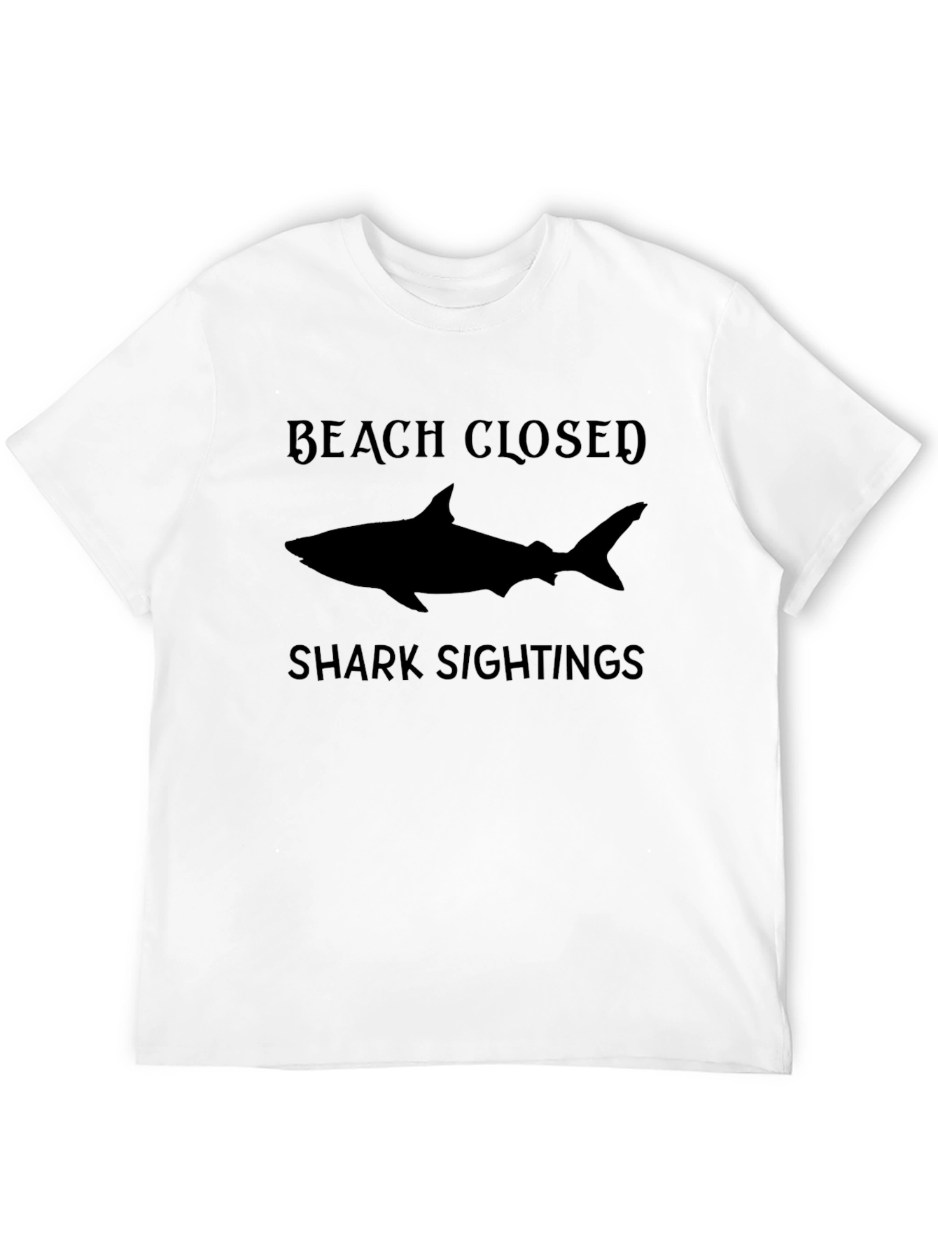 Beach Closed Shark Sighting Graphic Tee