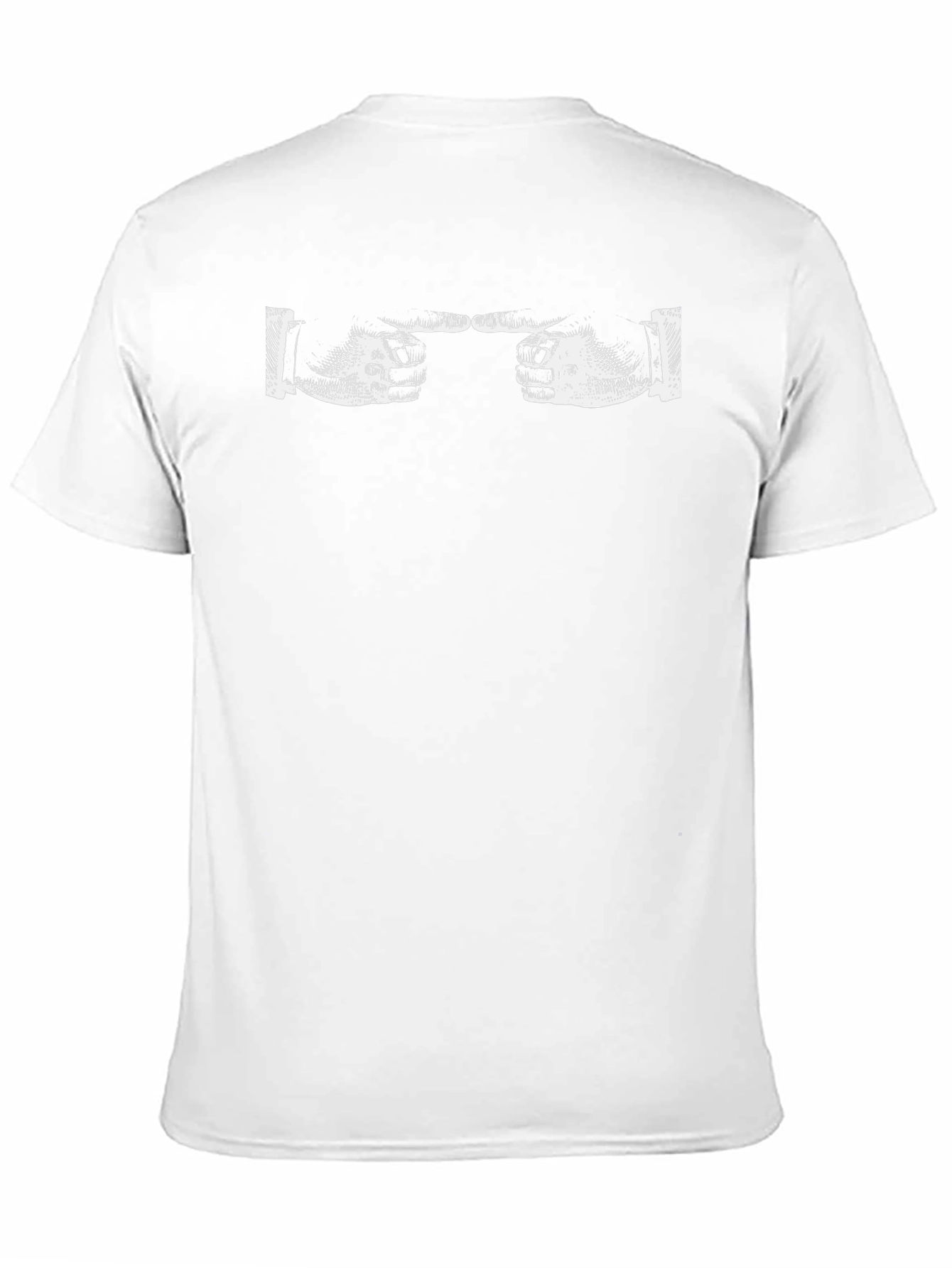 Fist Bump Graphic Tee - Black Casual Shirt