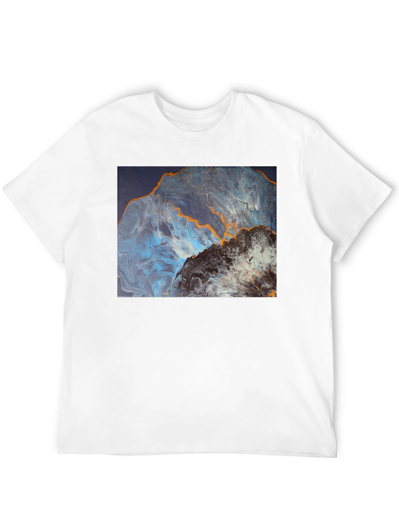 Abstract Mountain Graphic T-Shirt