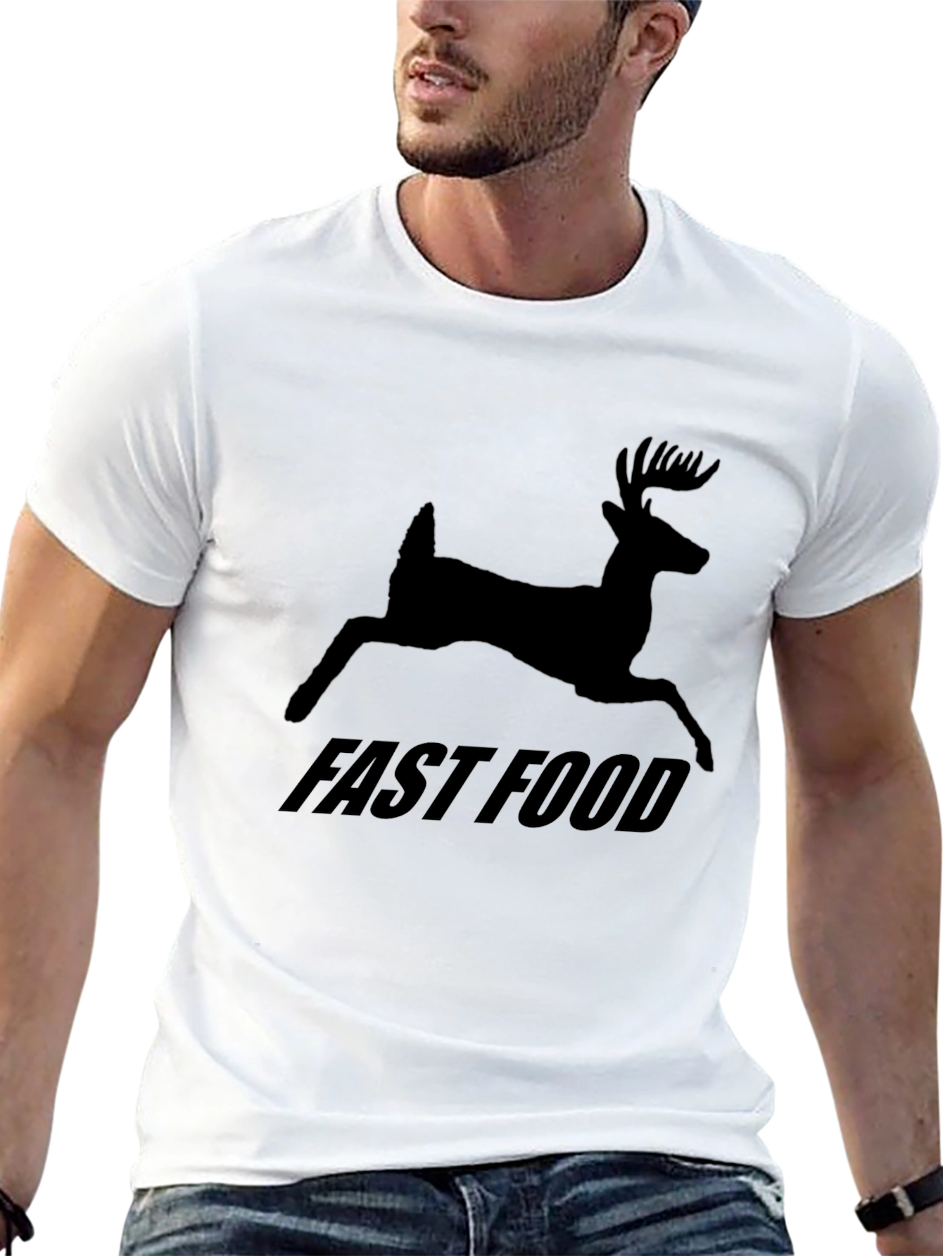 Fast Food Deer T-Shirt