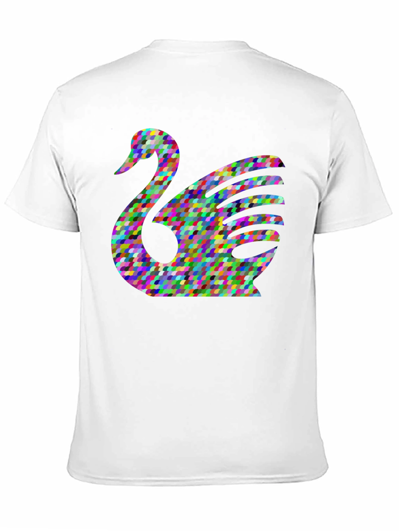 Abstract Swan Graphic Tee