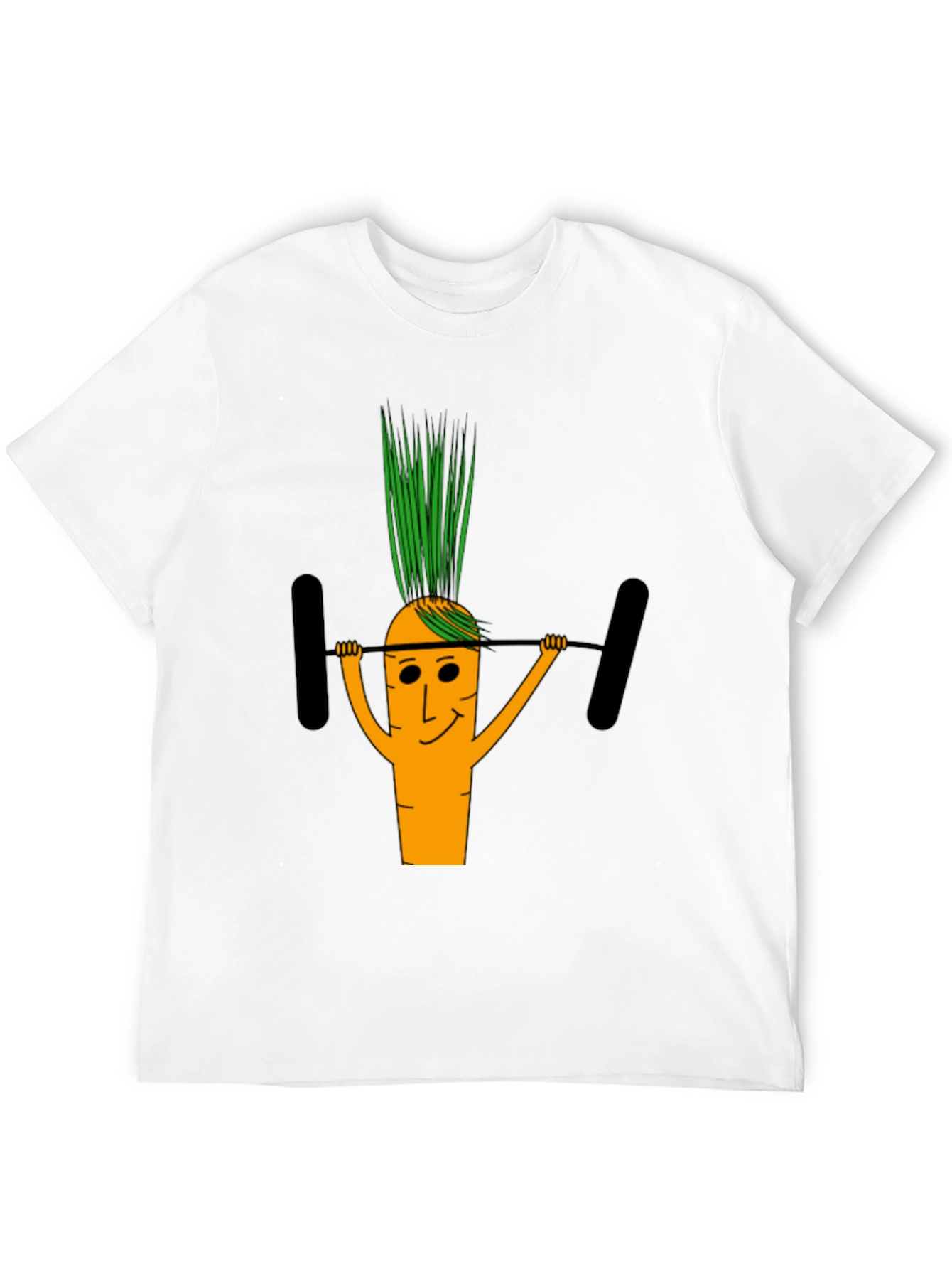 Workout Carrot T-Shirt - Funny Gym Fitness Tee