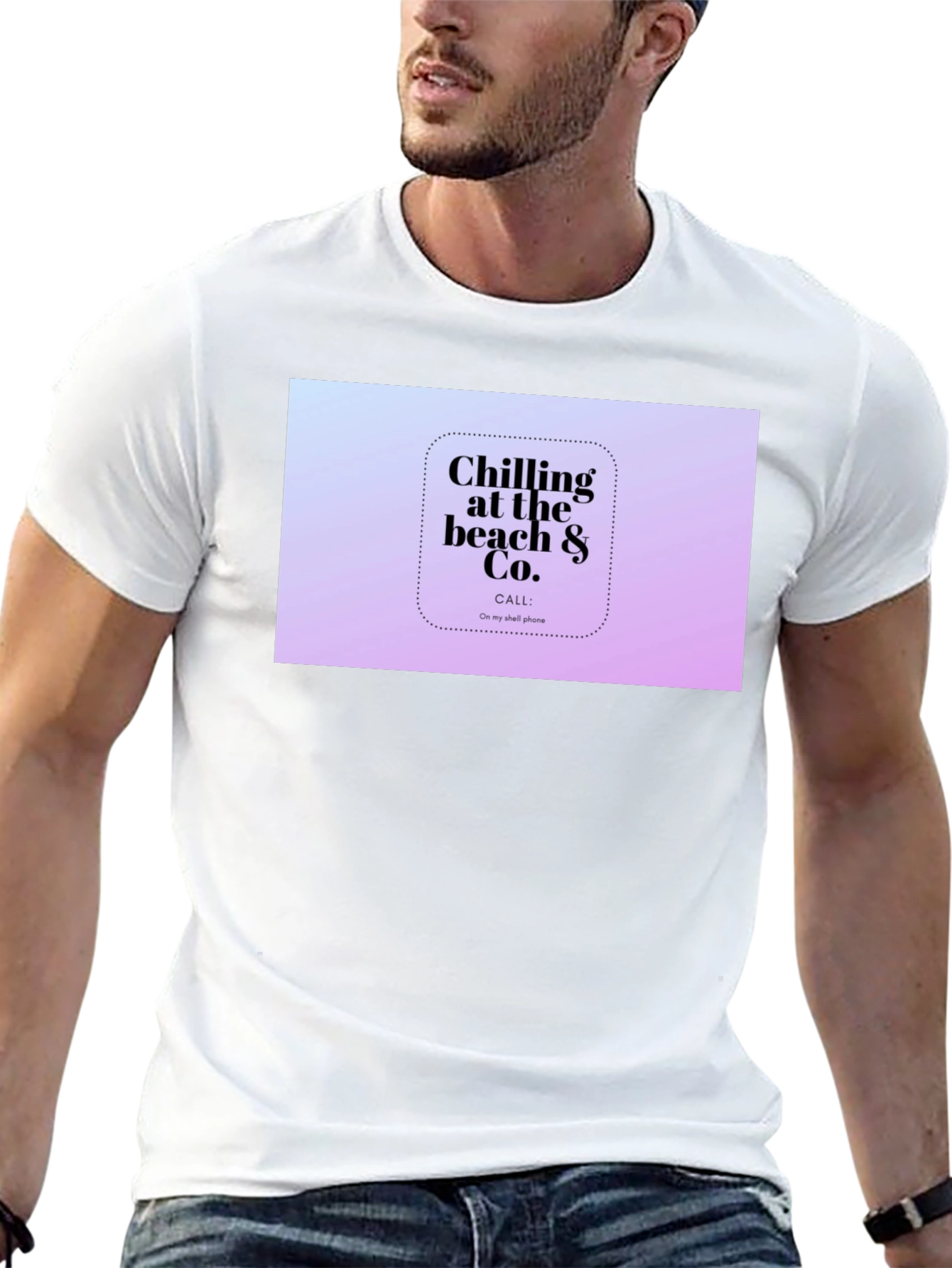 Chilling at the Beach & Co. Mens T-Shirt