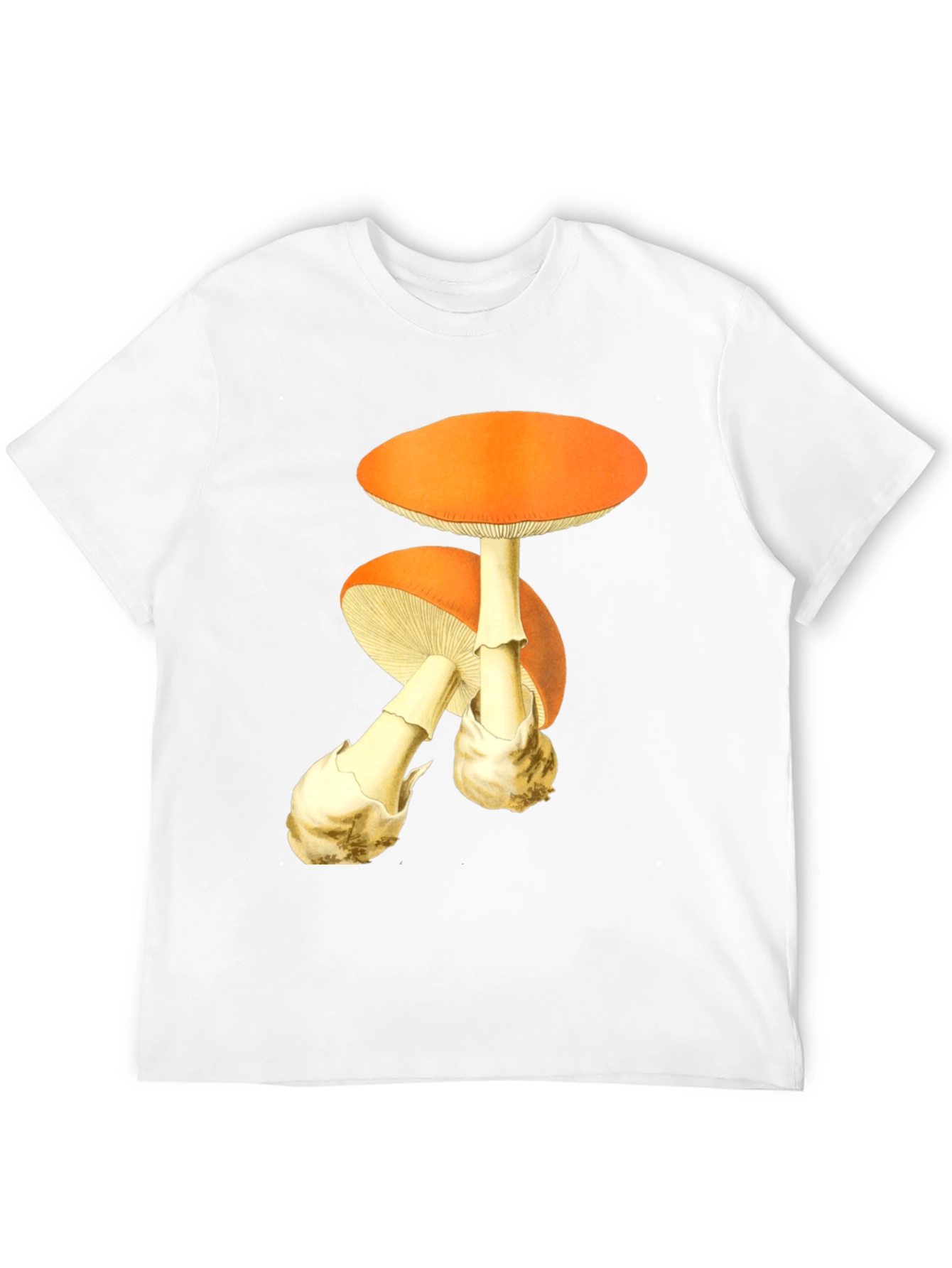 Mushroom Graphic Tee - Quirky Printed T-Shirt