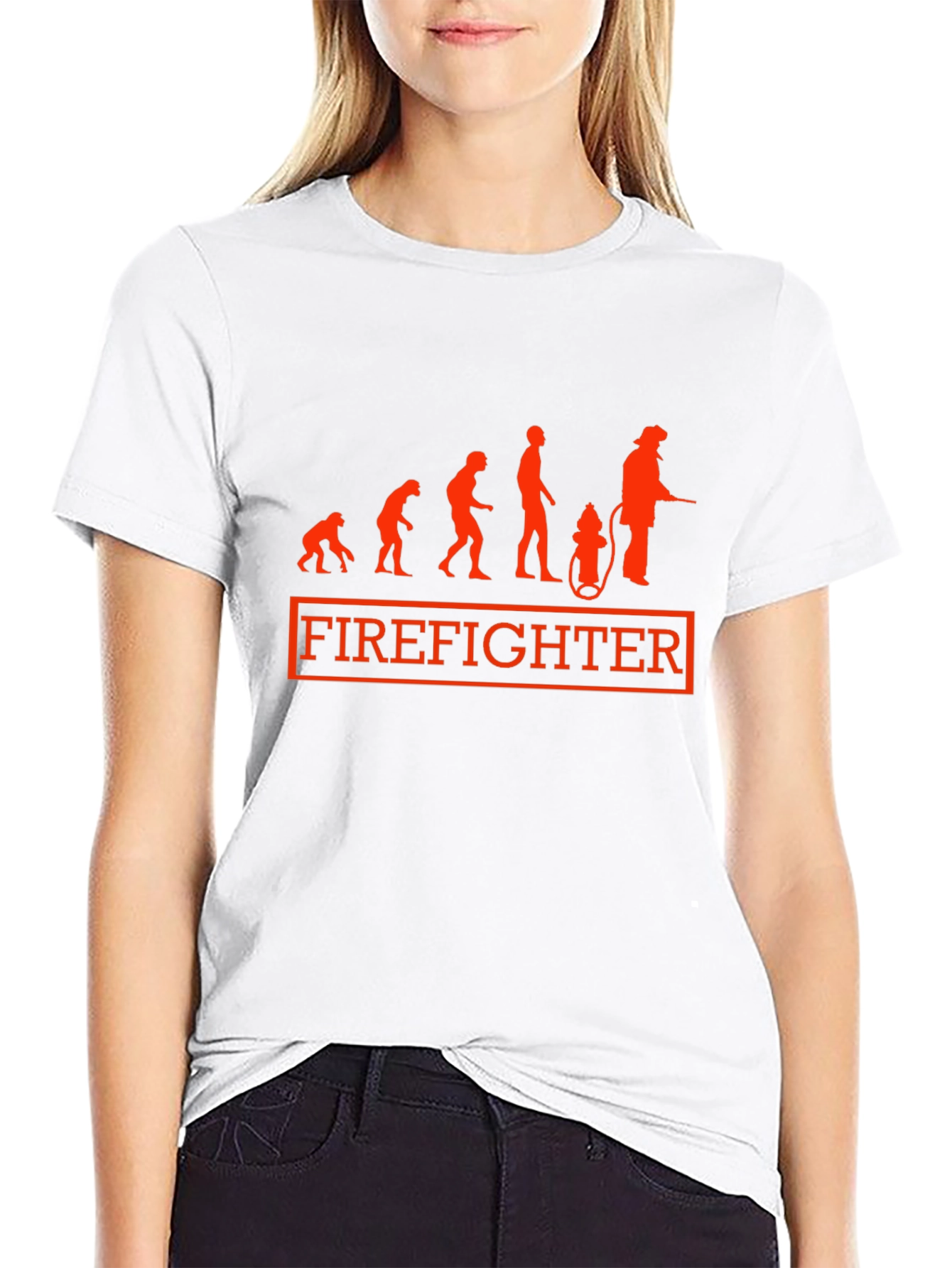 Firefighter Evolution Graphic T-Shirt - Black