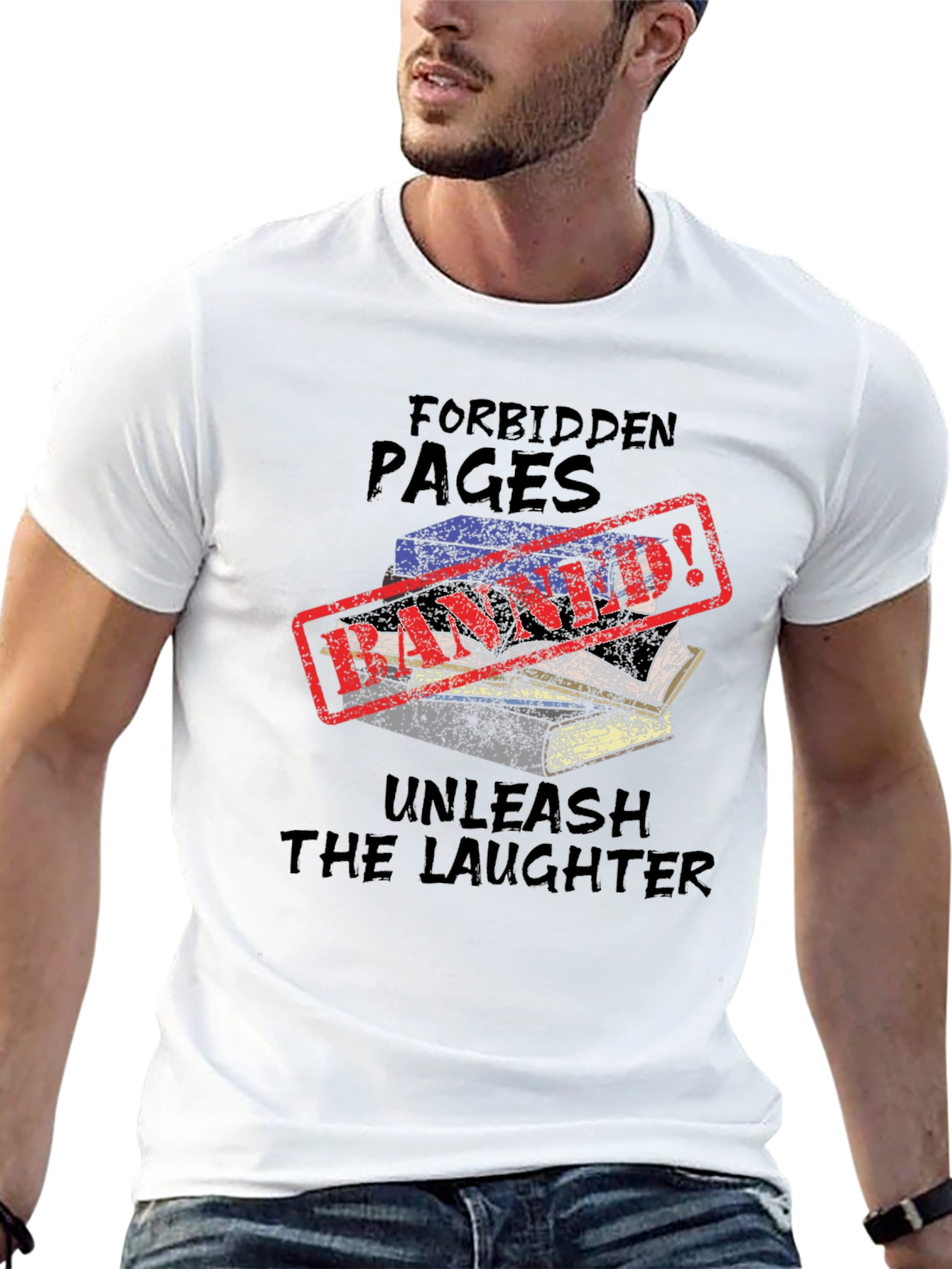 Forbidden Pages T-Shirt - Unleash the Laughter!