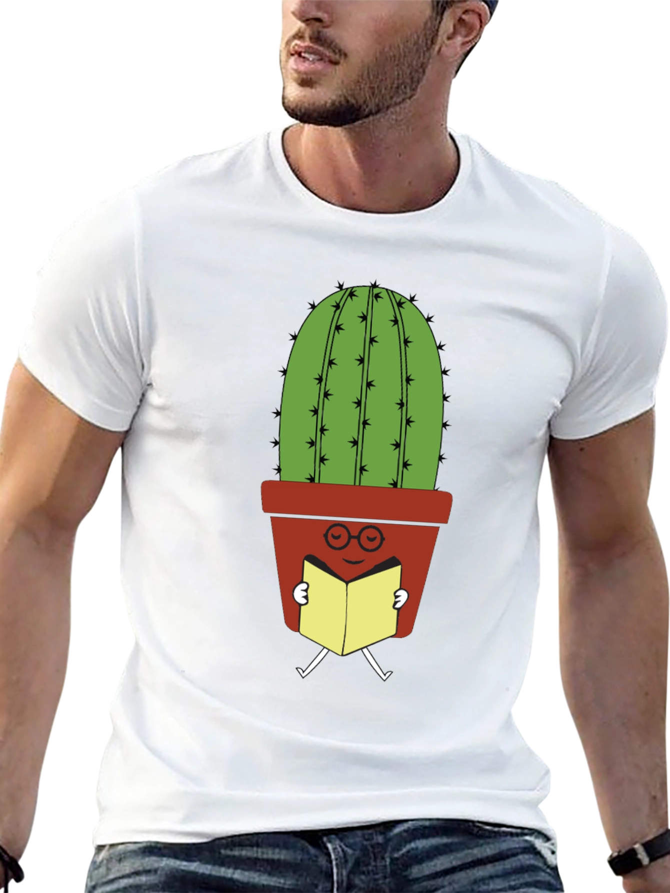 Reading Cactus Graphic Tee