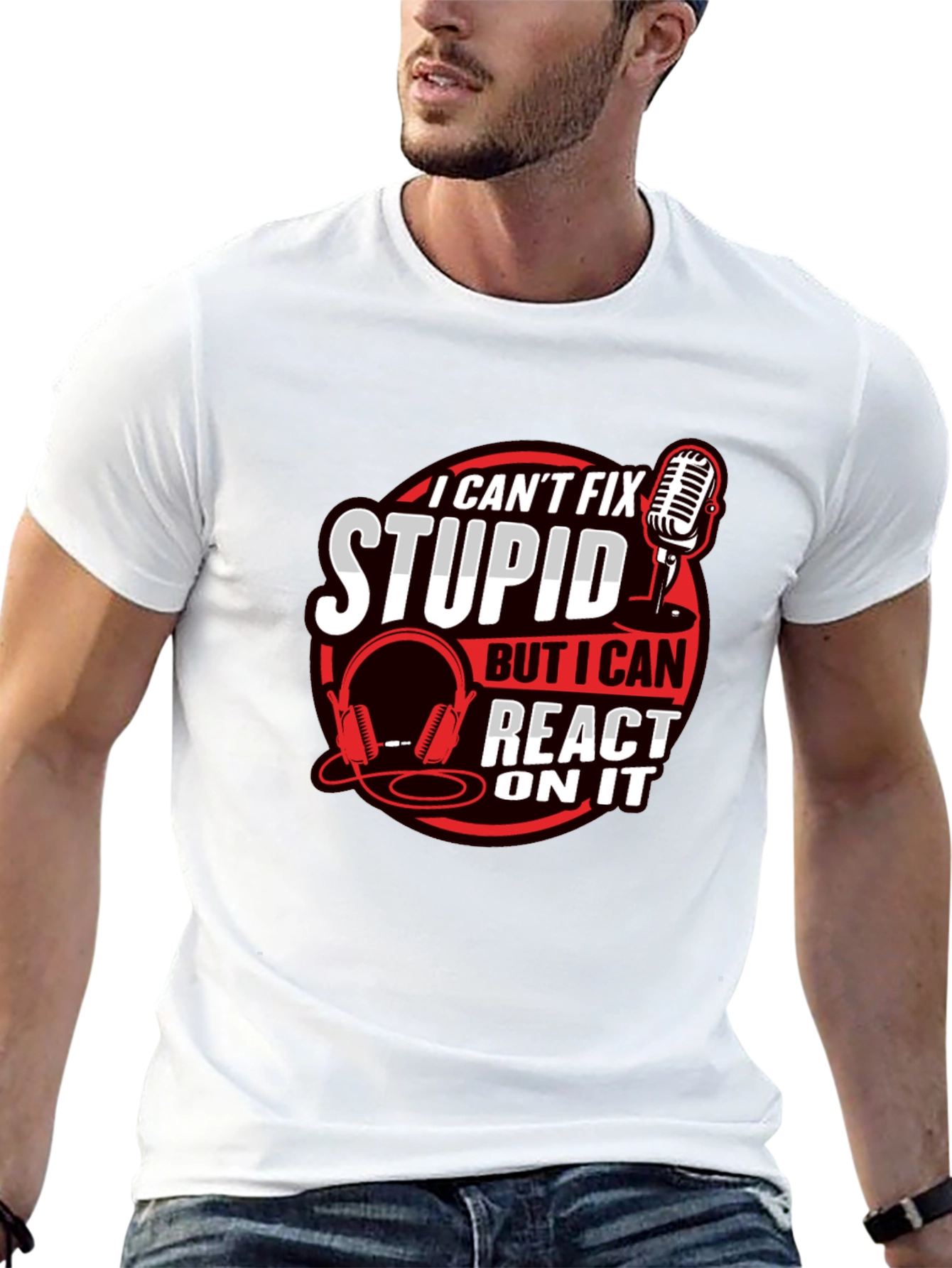 I Cant Fix Stupid Podcast T-Shirt