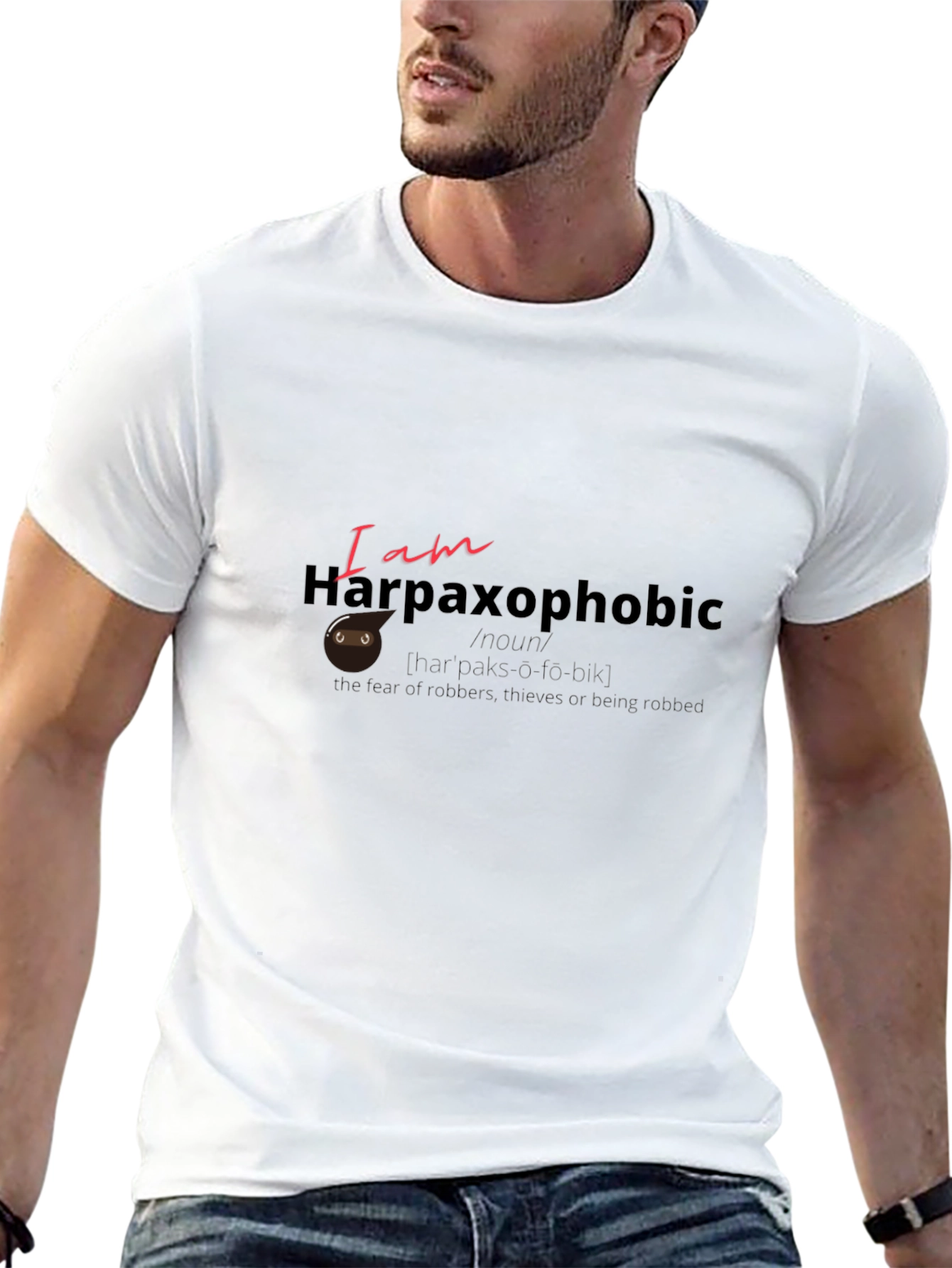 Harpaxophobic T-Shirt - Fear of Robbers Tee