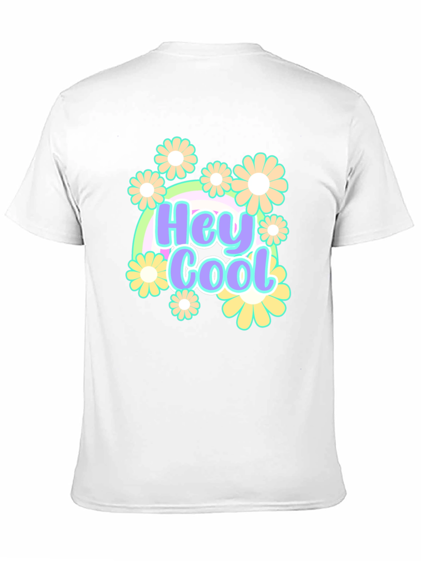 Hey Cool Floral Graphic T-Shirt