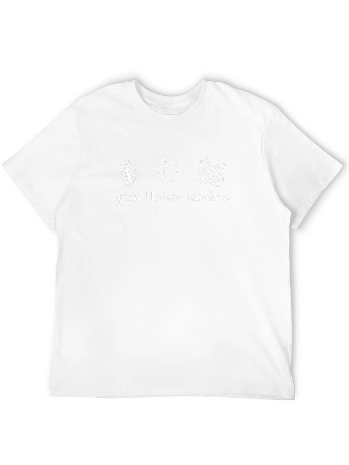 Grow Blossom Transform Graphic Tee - Black