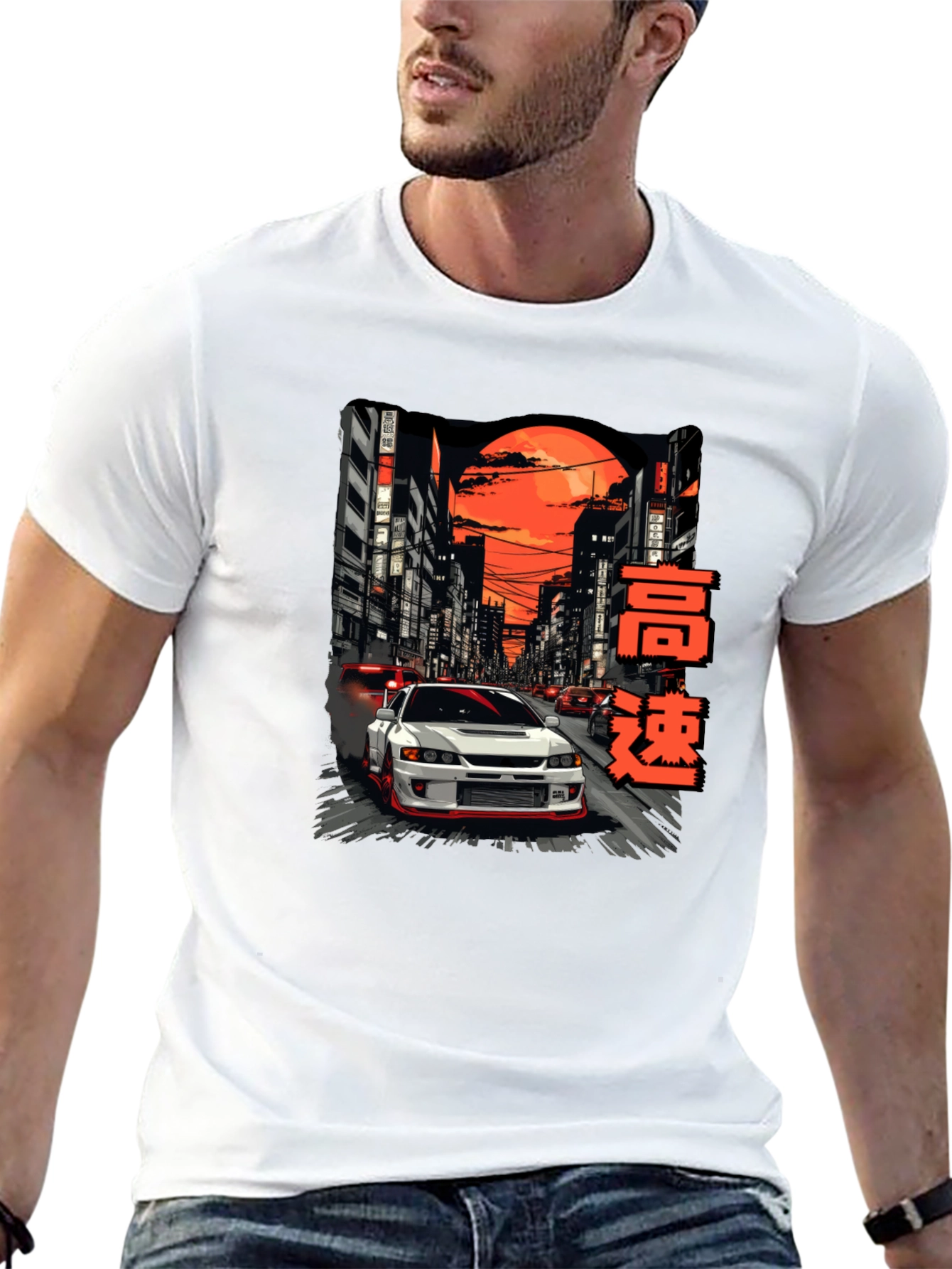 High Speed Car Graphic Tee