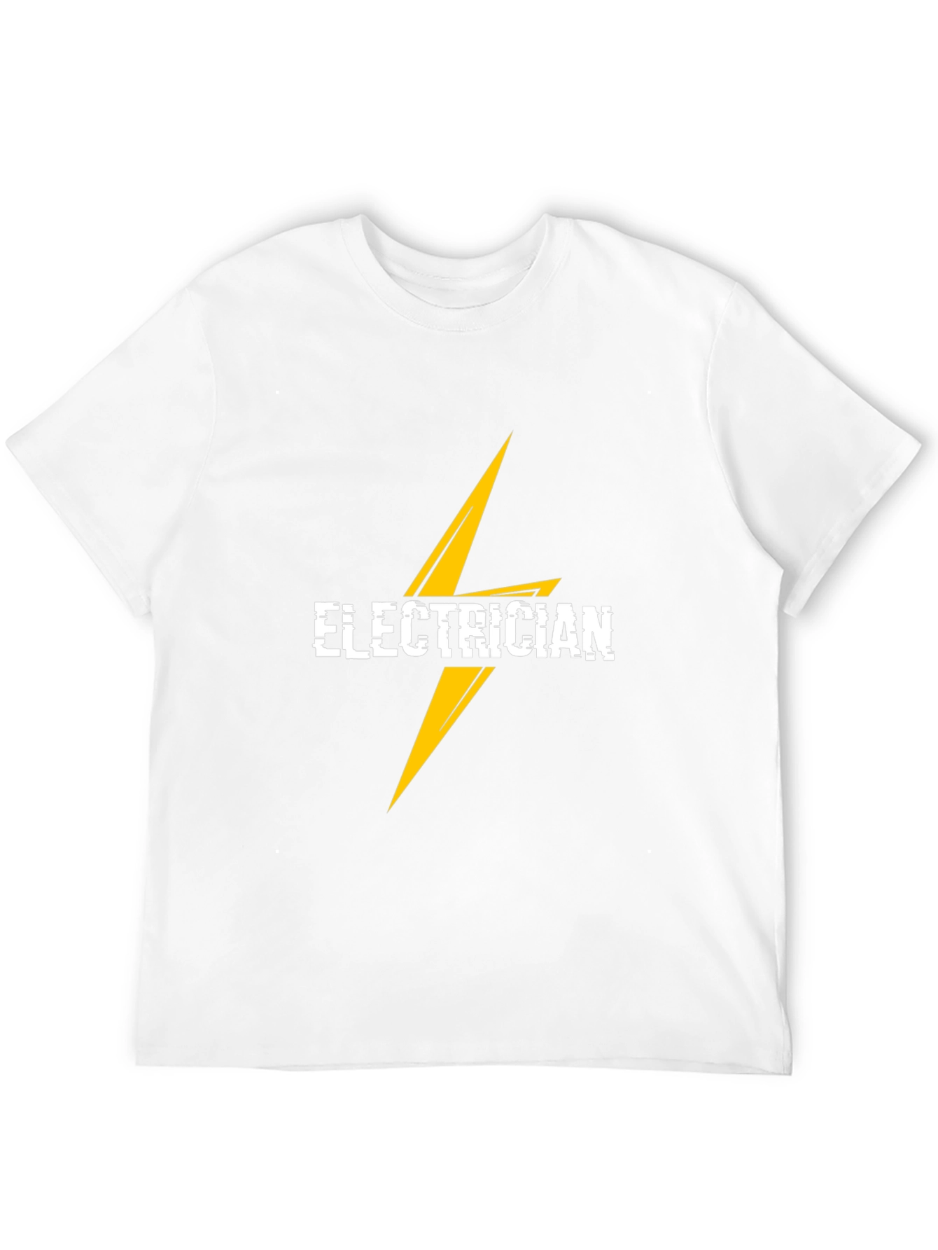 Electrician T-Shirt - Lightning Bolt Design