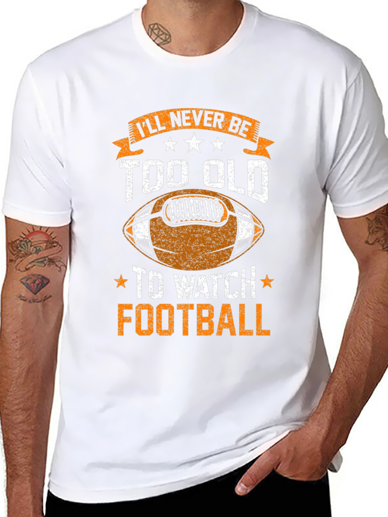Football Fan T-Shirt - Never Too Old