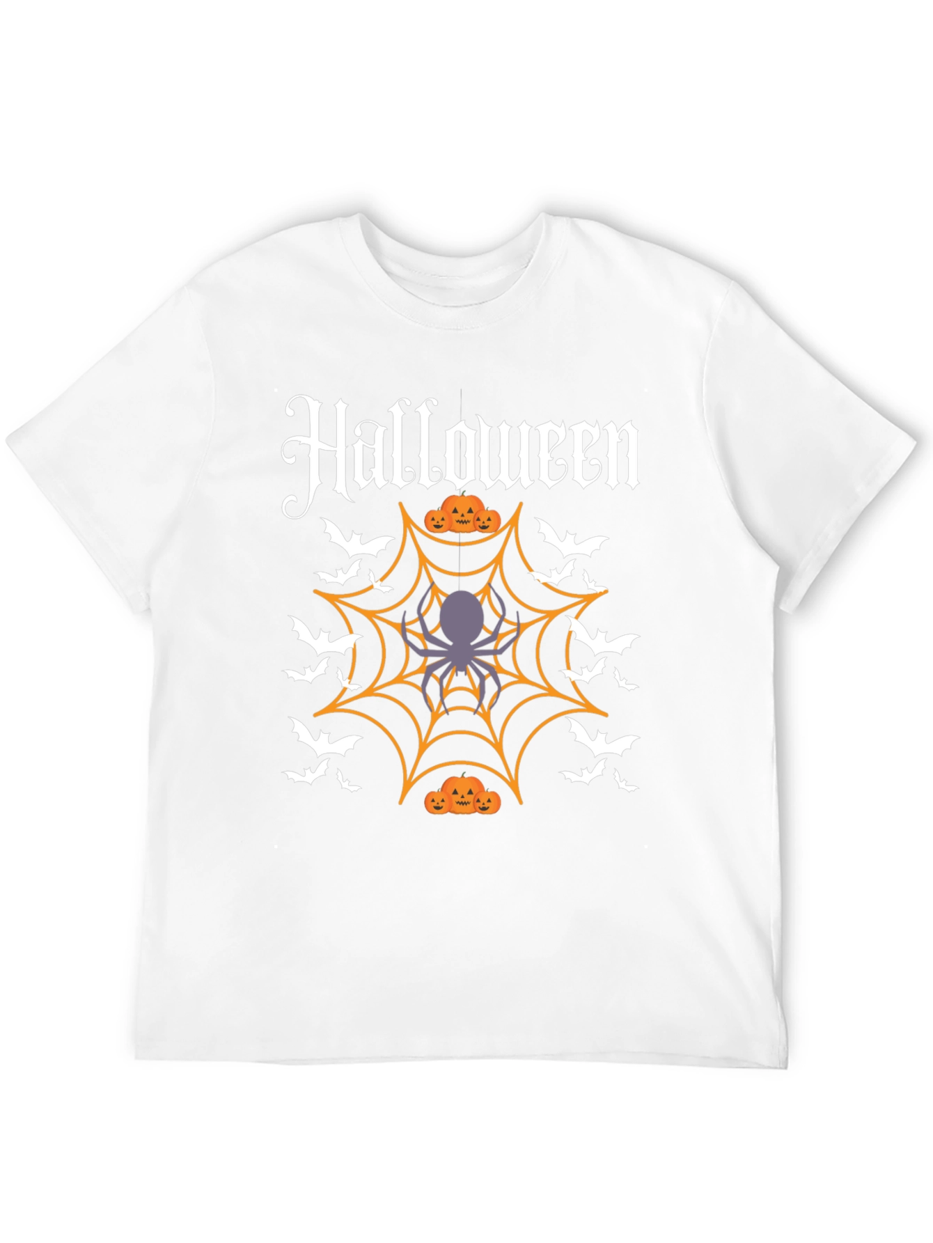 Halloween Spider Web Graphic Tee