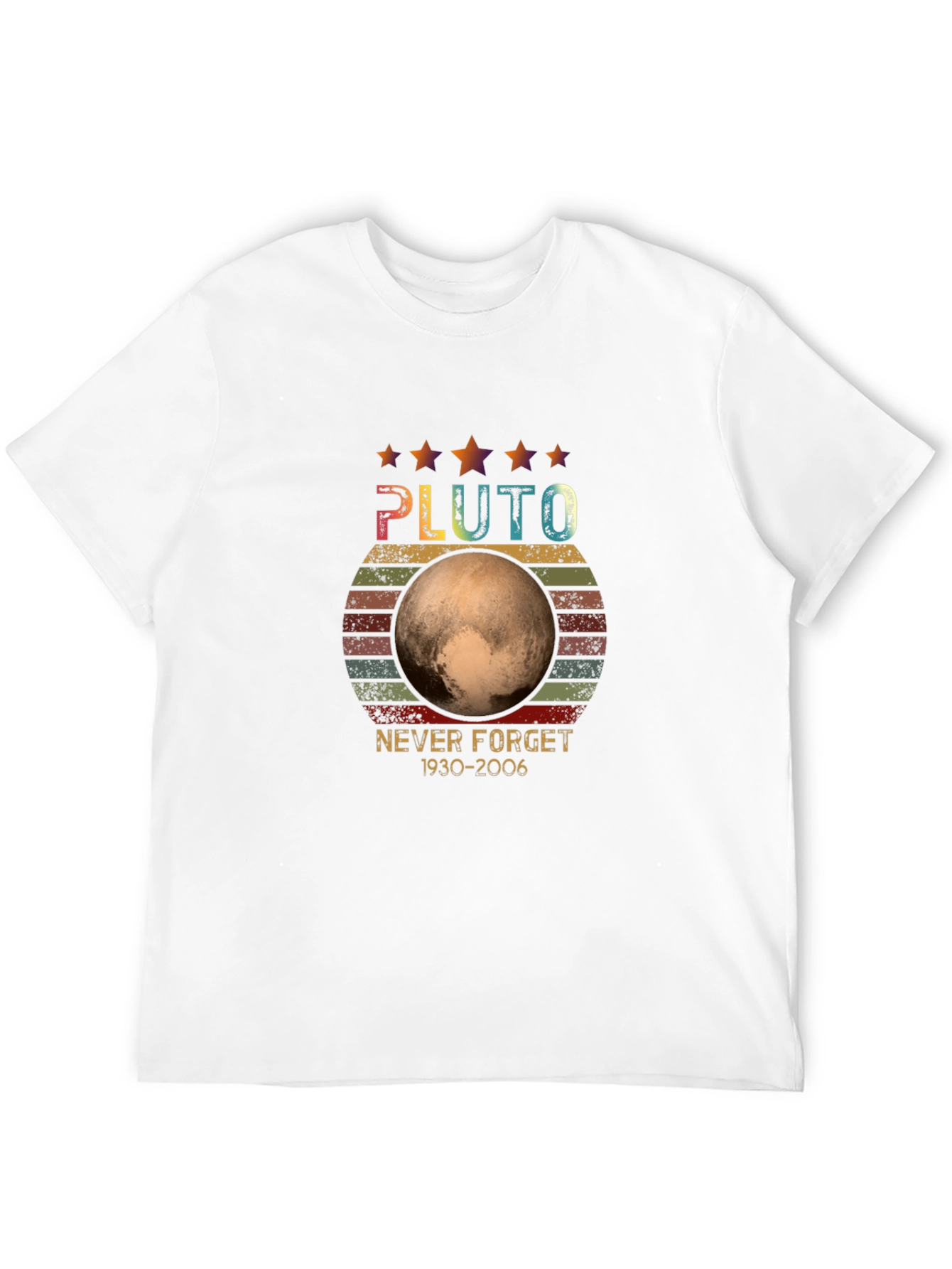 Pluto Retro T-Shirt - Never Forget 1930-2006