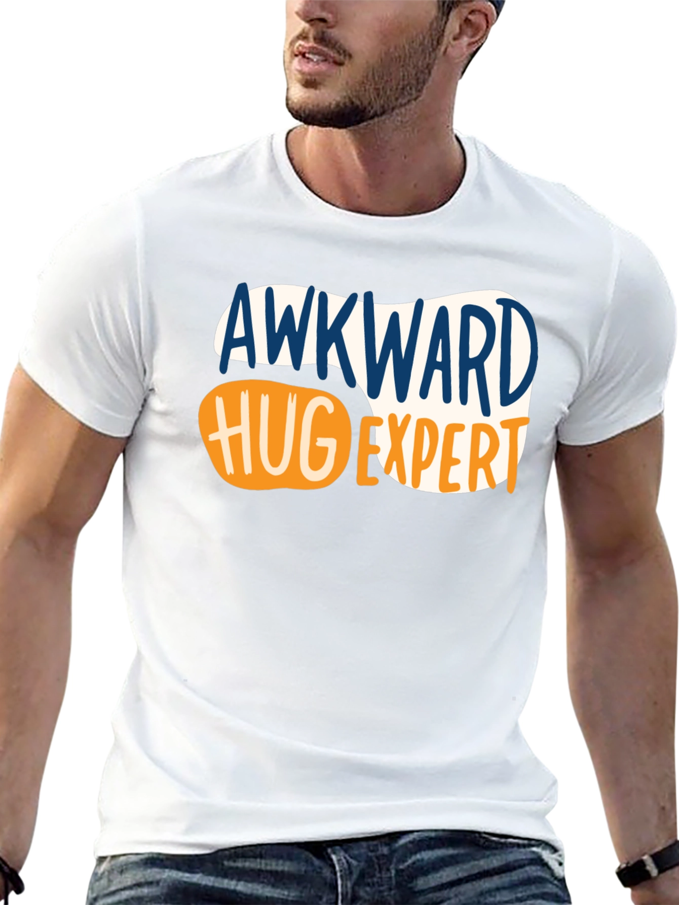 Awkward Hug Expert T-Shirt - Funny Graphic Tee