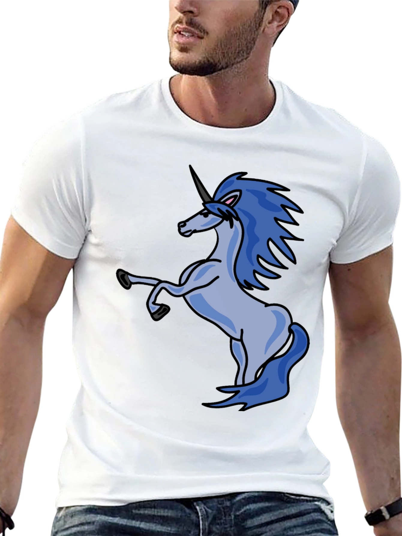 Unicorn Graphic Print T-Shirt