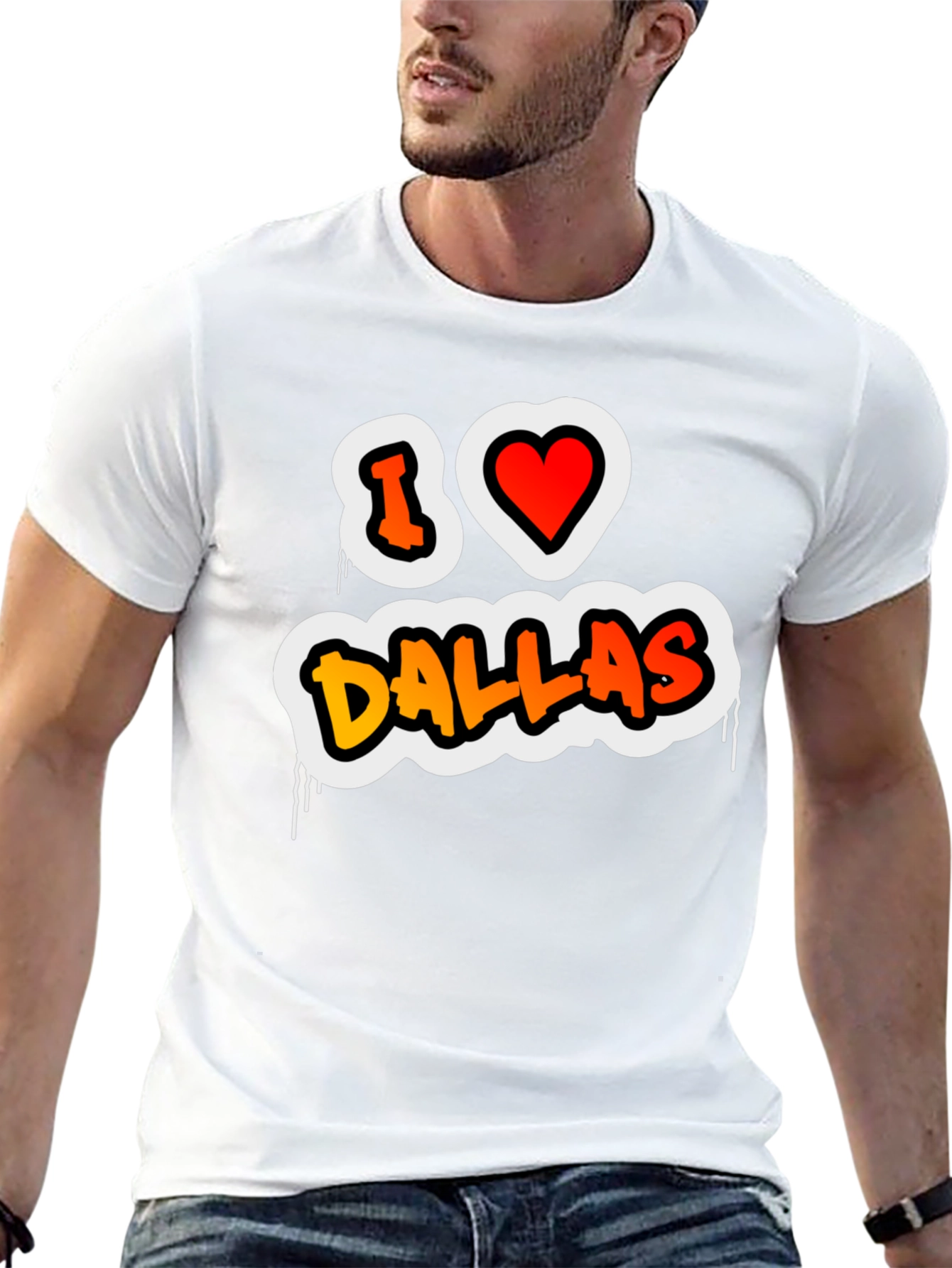 I Love Dallas Graphic T-Shirt