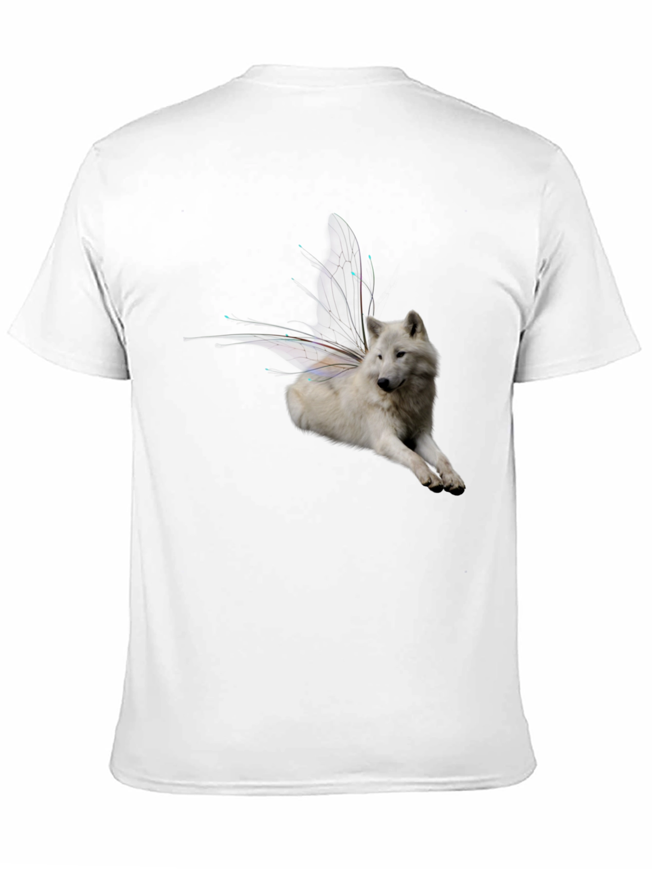 Wolf Fairy Wings Graphic Tee
