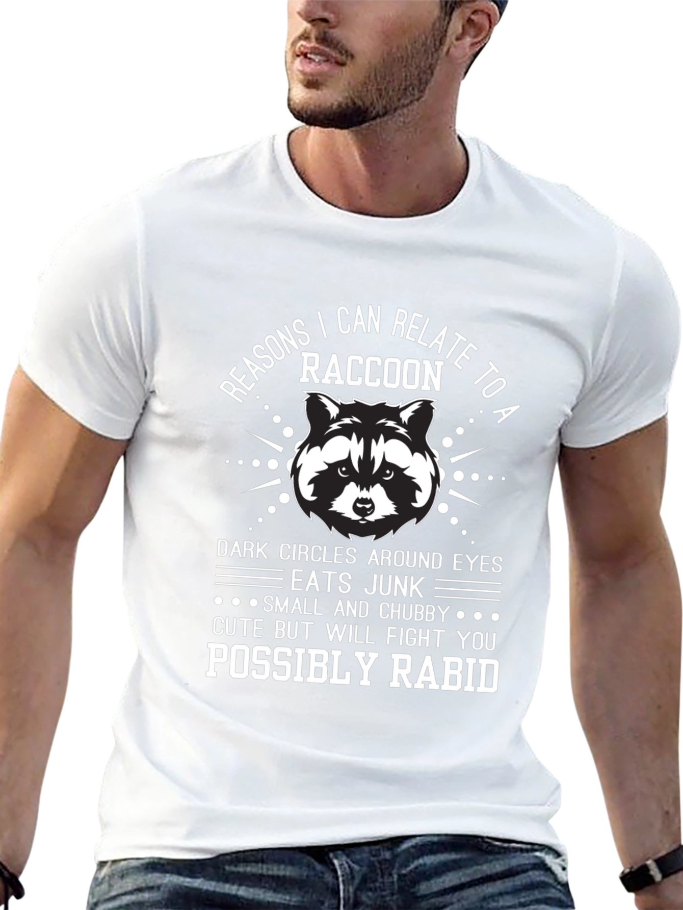Funny Raccoon Relate T-Shirt