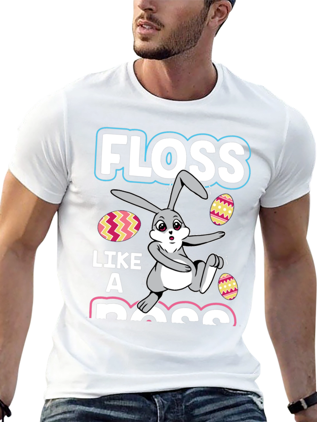 Floss Like A Boss Easter Bunny T-Shirt