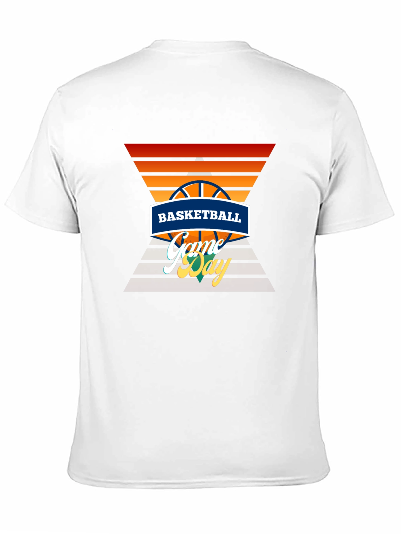 Basketball Game Day Graphic Tee - Black