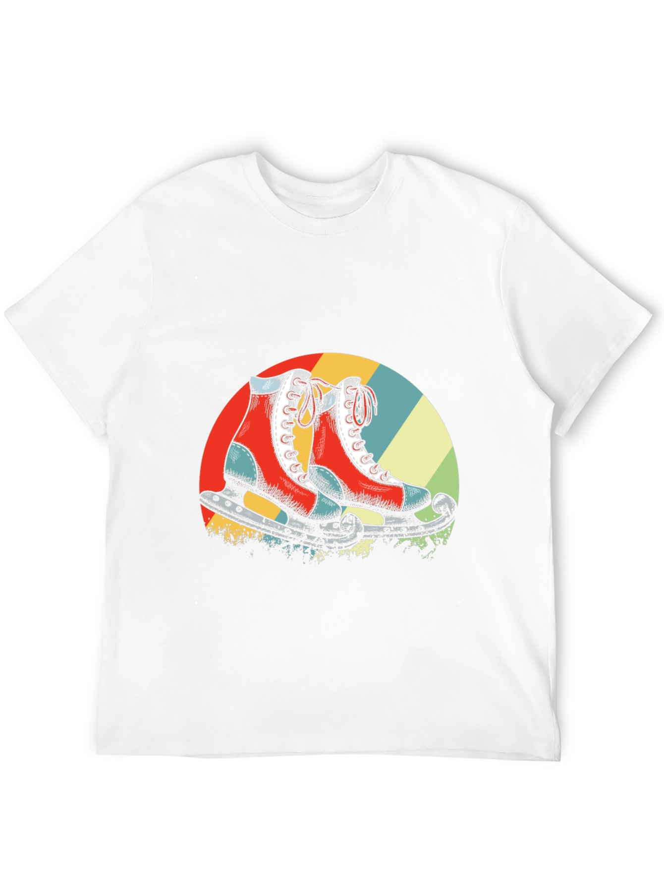 Retro Ice Skates Graphic Tee