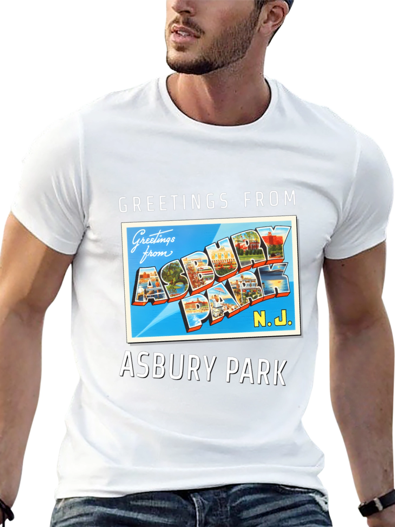 Greetings From Asbury Park Graphic T-Shirt