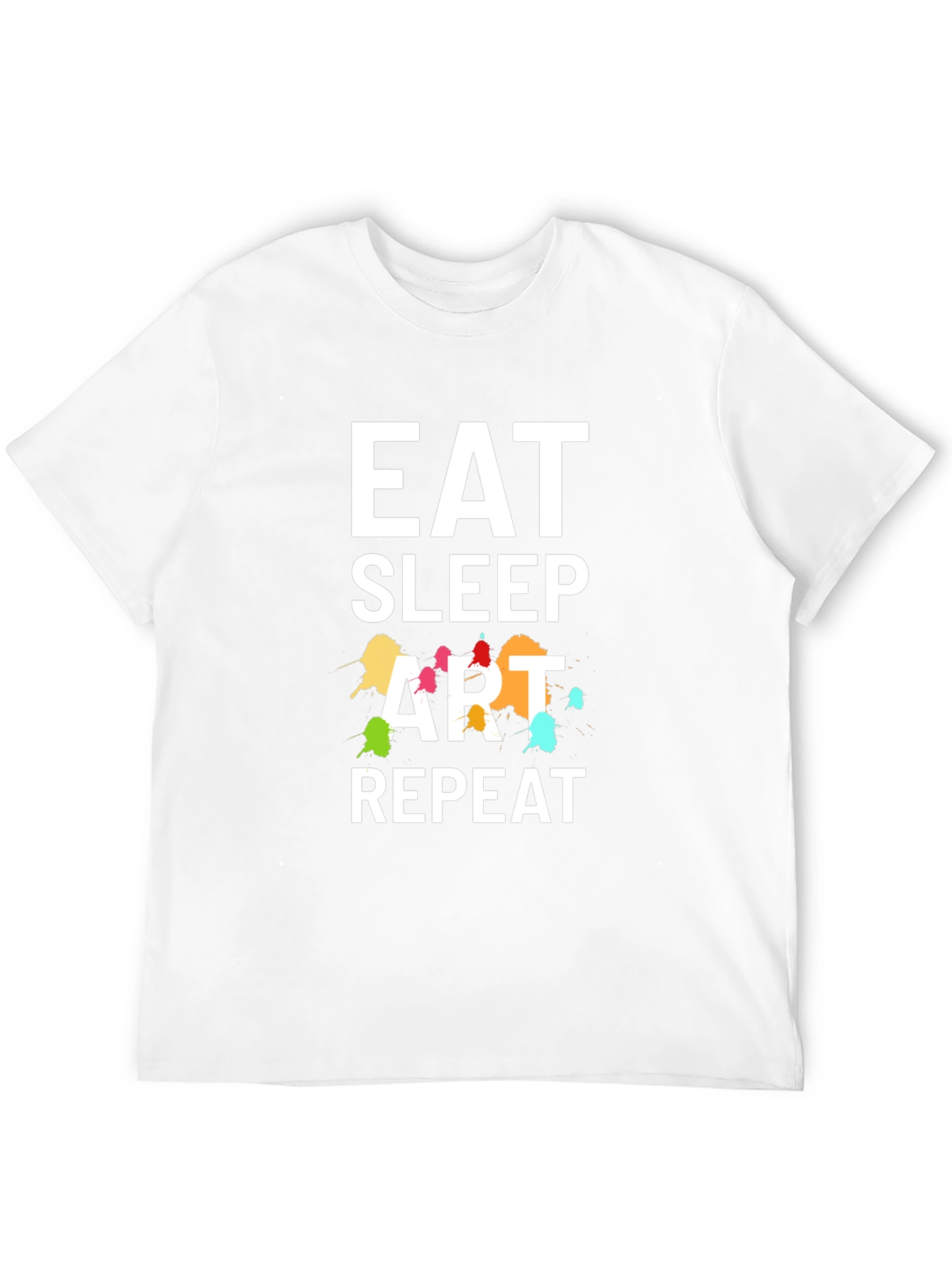 Eat Sleep Art Repeat Graphic T-Shirt