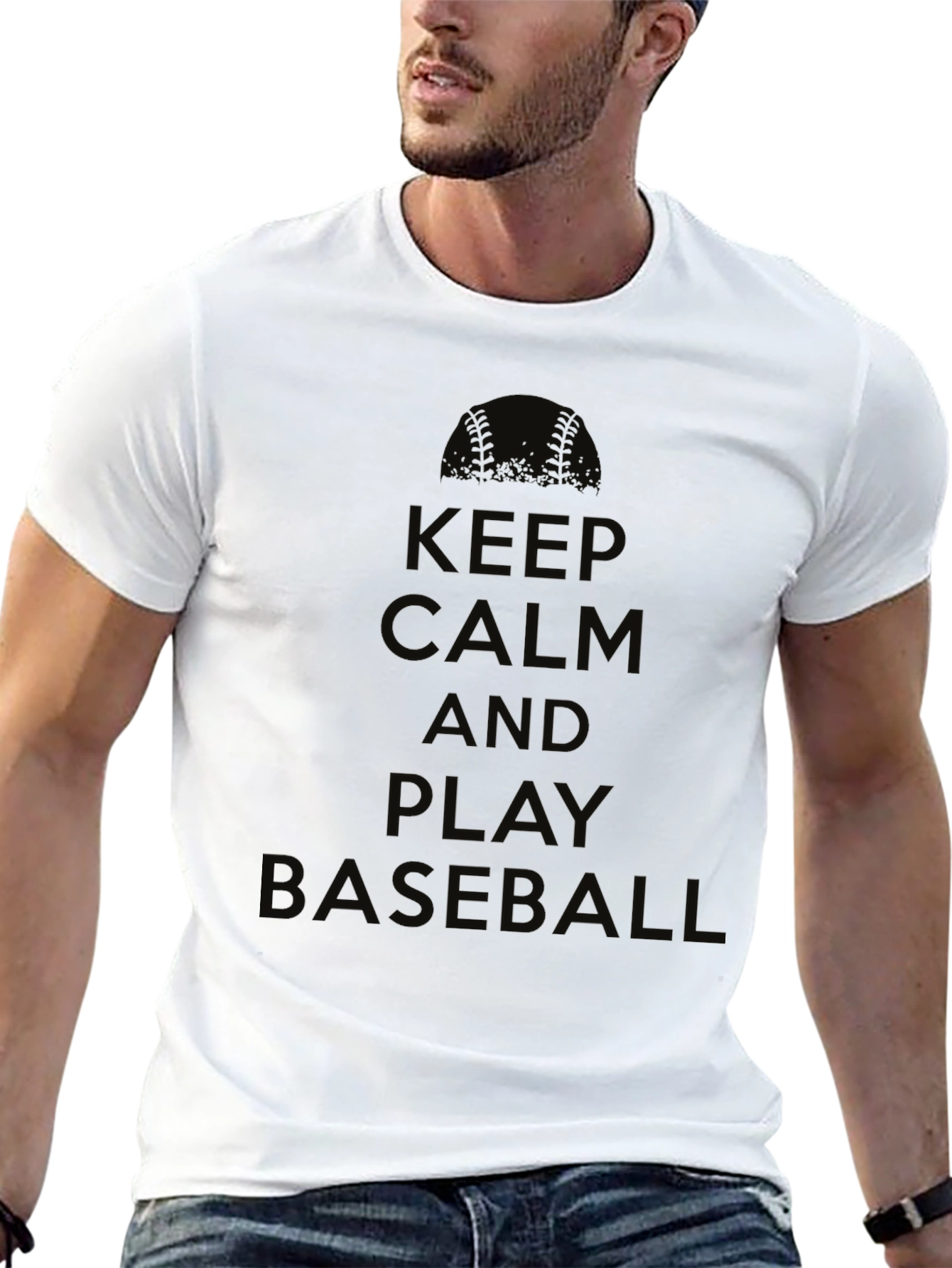 Keep Calm and Play Baseball T-Shirt