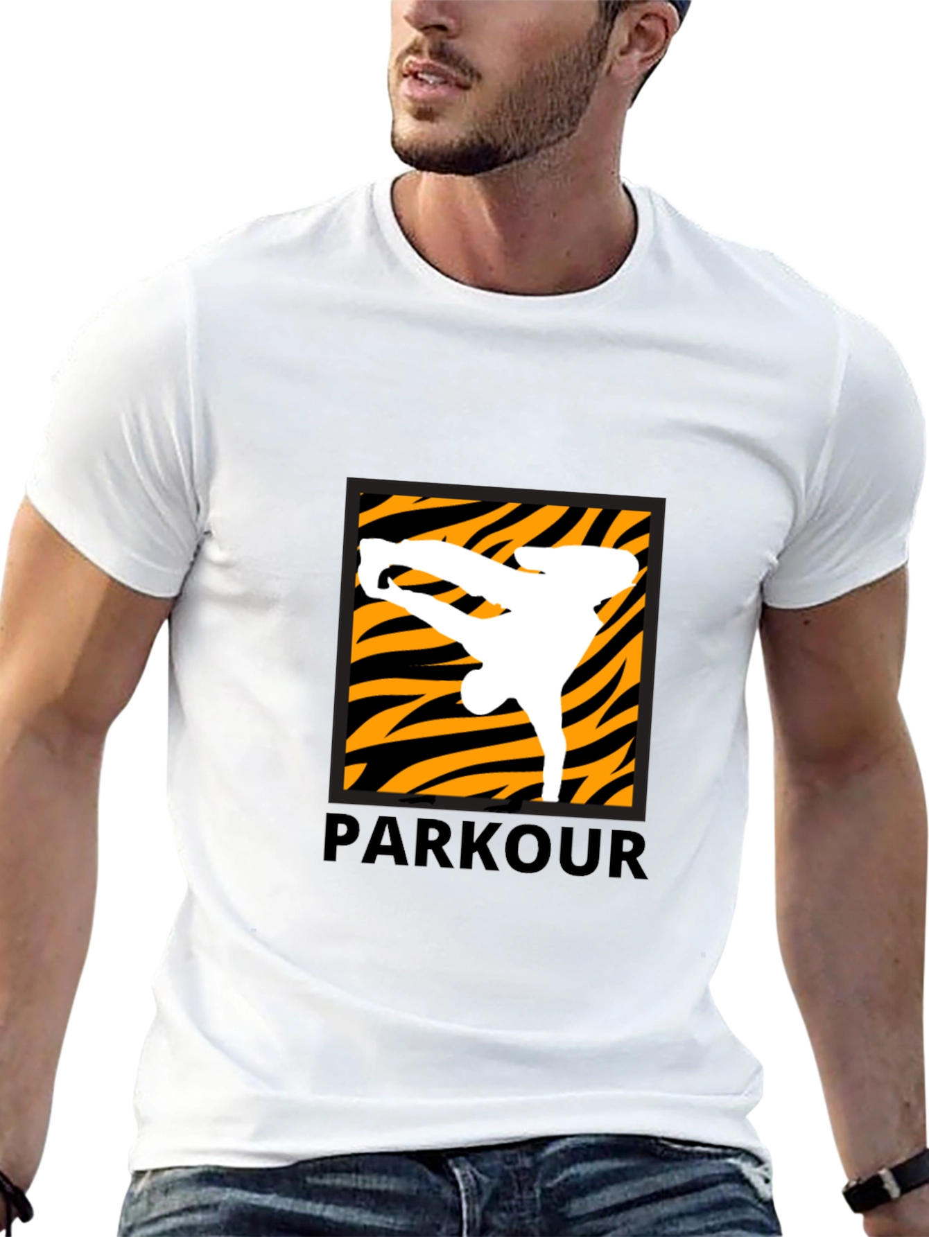 Parkour Graphic Tee - Black
