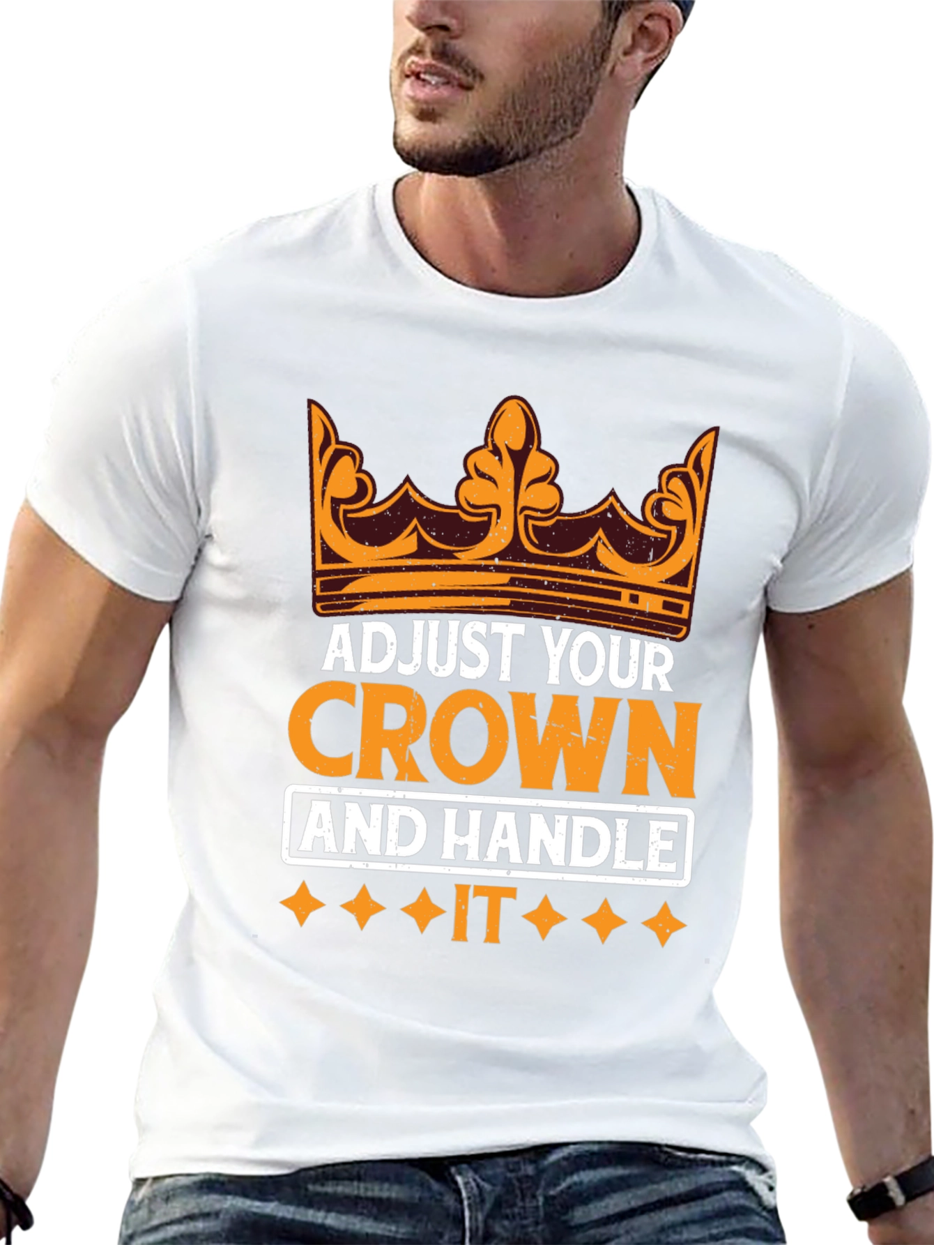 Adjust Your Crown Motivational T-Shirt